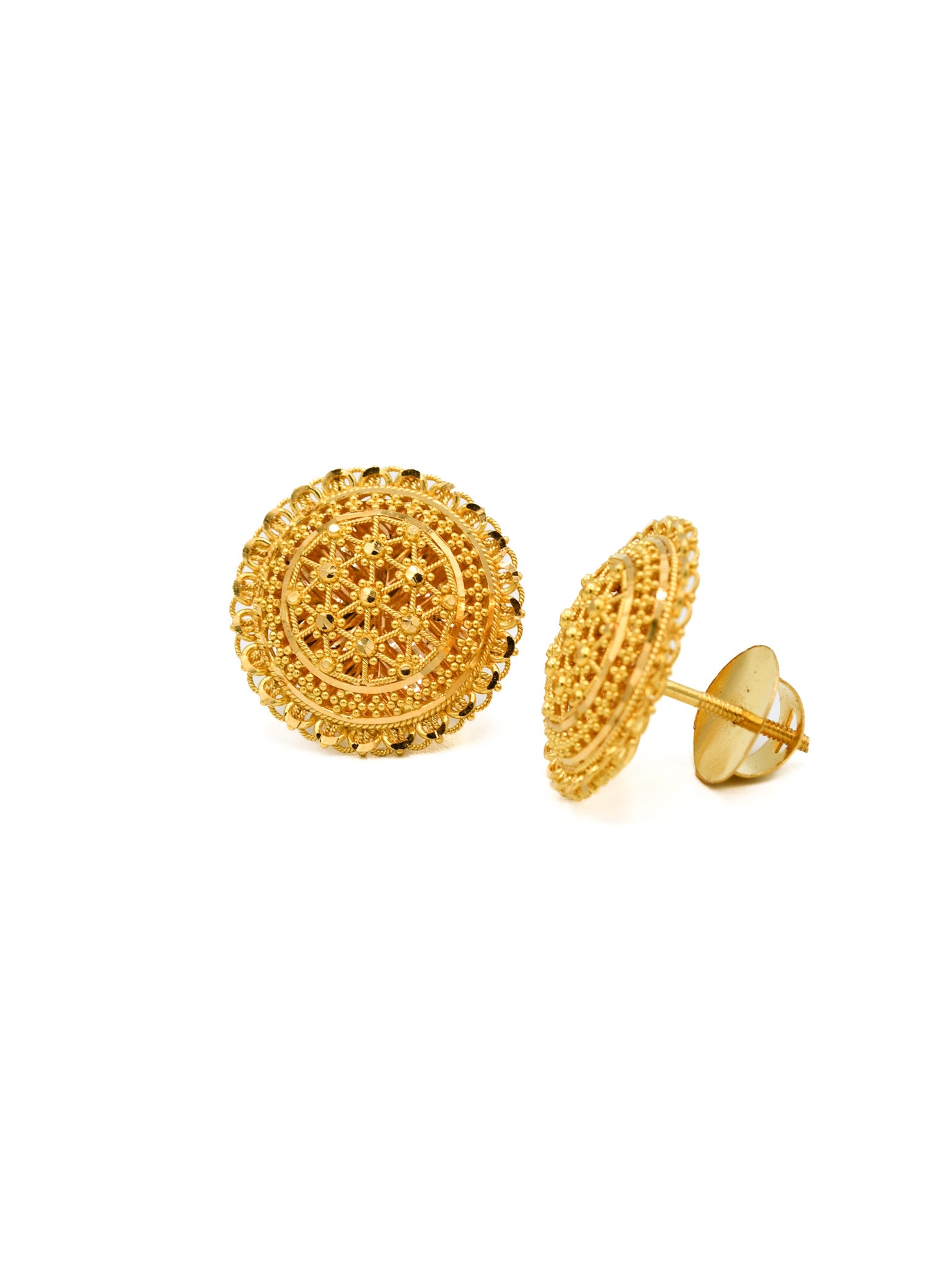 22ct Gold Round Tops - Roop Darshan