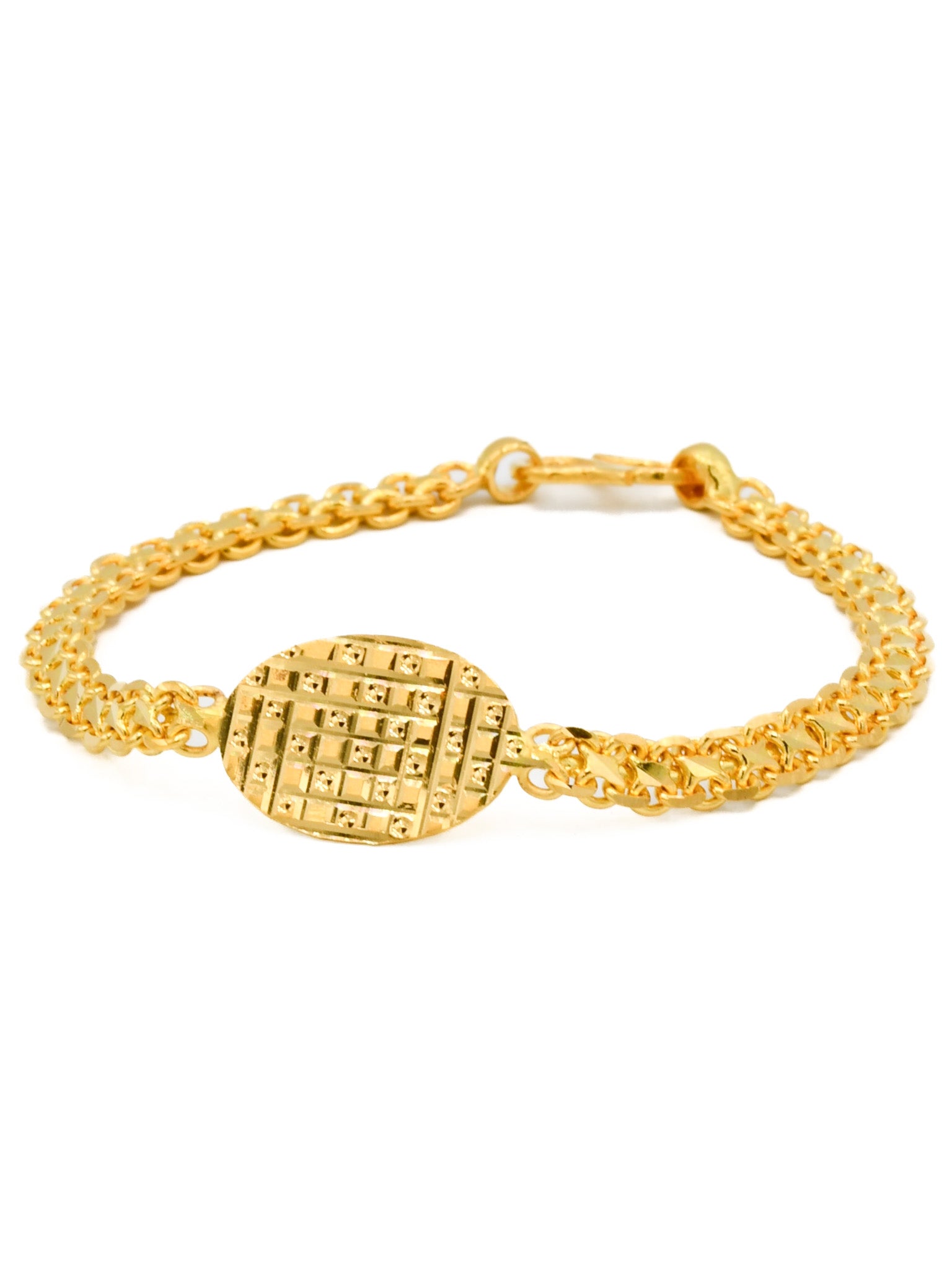 22ct Gold 1 Piece Baby Bracelet - Roop Darshan