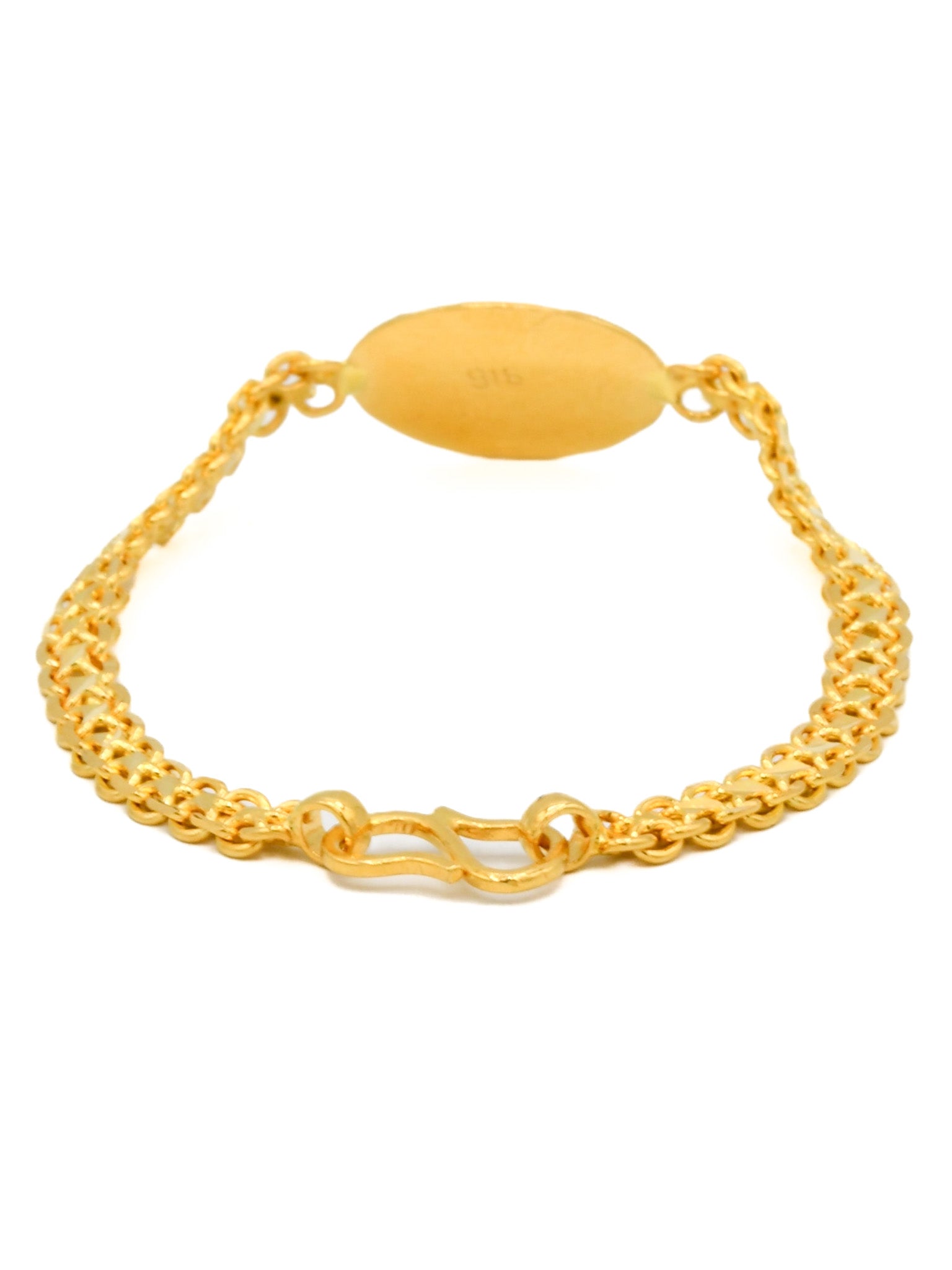 22ct Gold 1 Piece Baby Bracelet - Roop Darshan