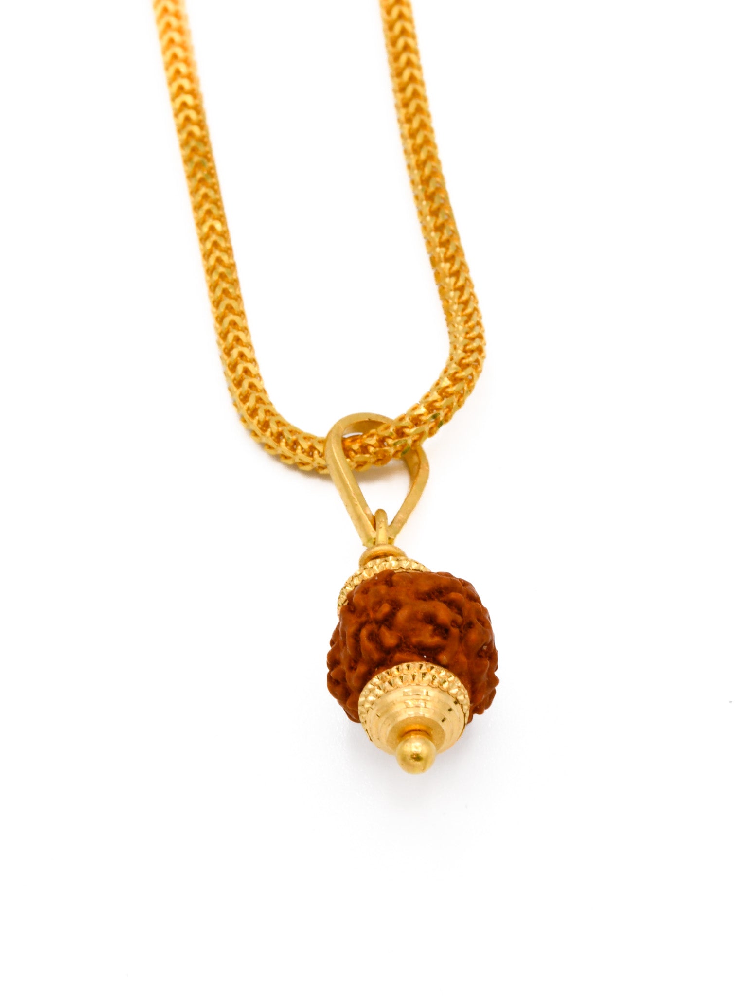 22ct Gold Rudraksh Pendant - Roop Darshan