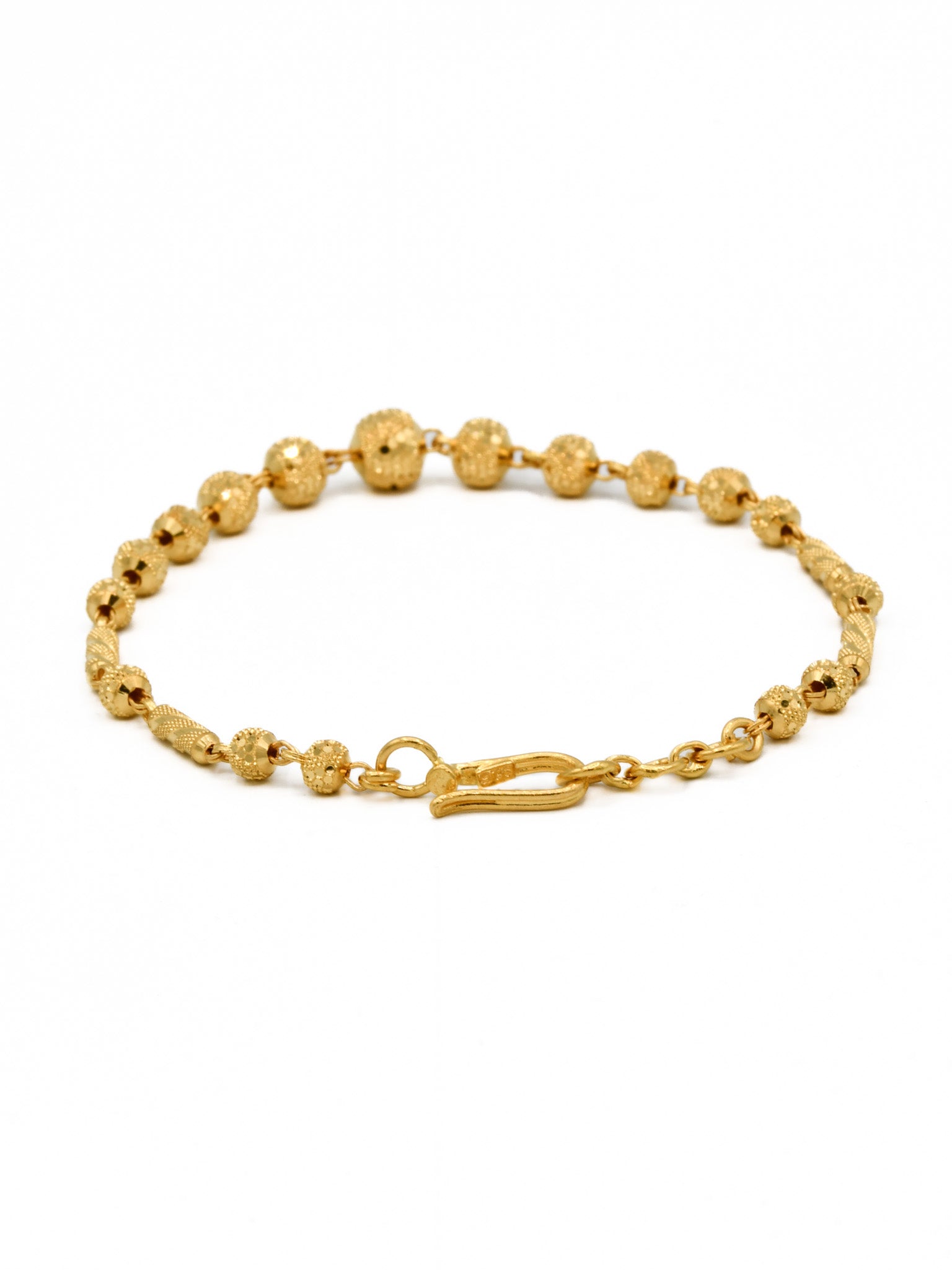 22ct Gold Ball Ladies Bracelet - Roop Darshan