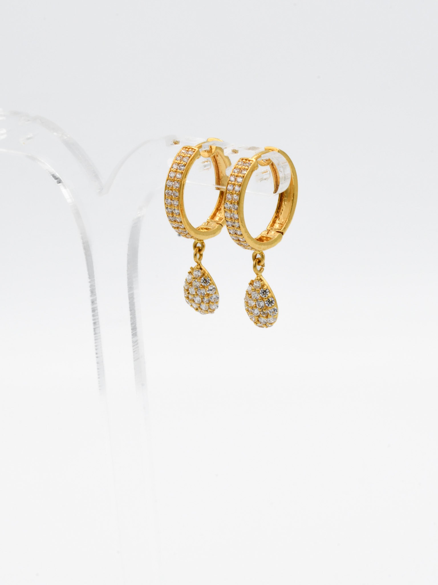 22ct Gold CZ Bali - Roop Darshan
