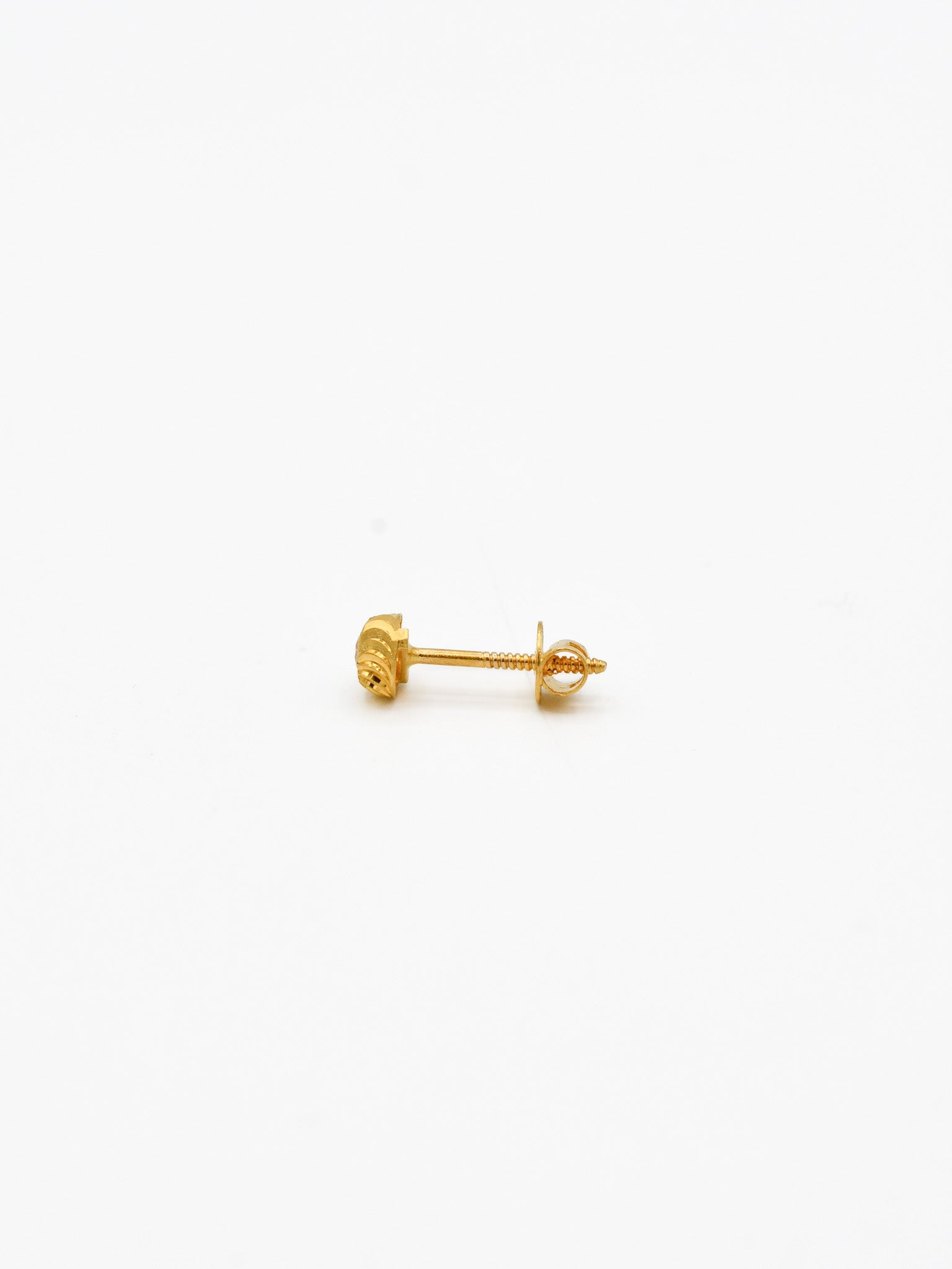 22ct Gold CZ Stud Earrings - Roop Darshan