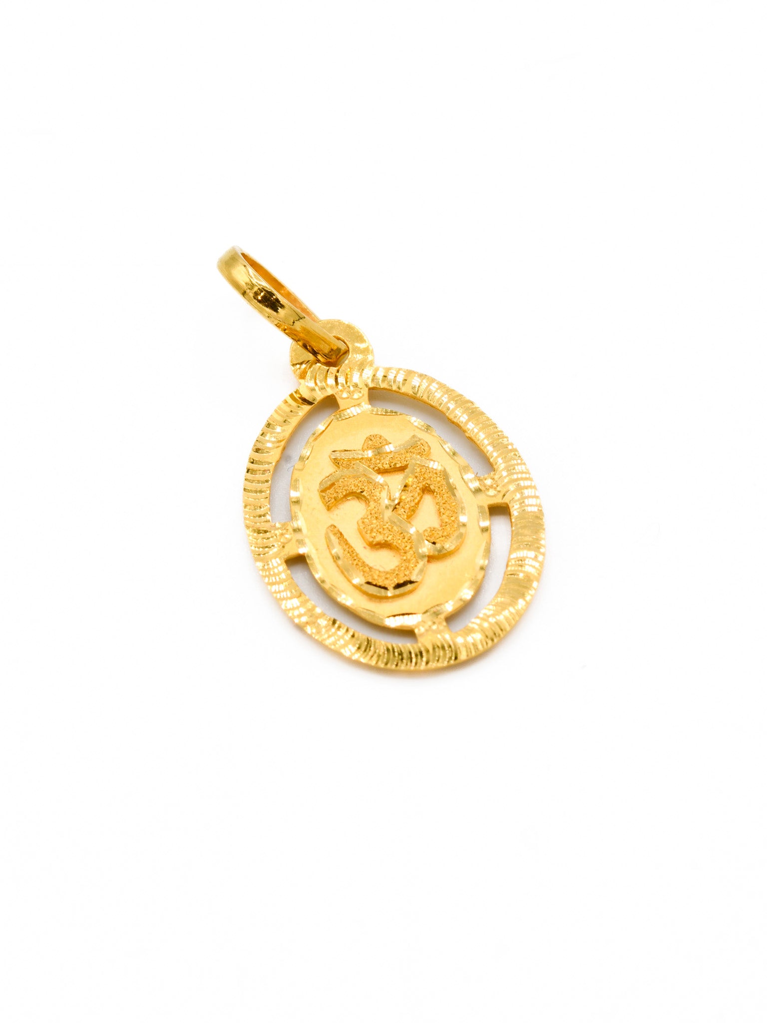 22ct Gold Doller Reversible Pendant