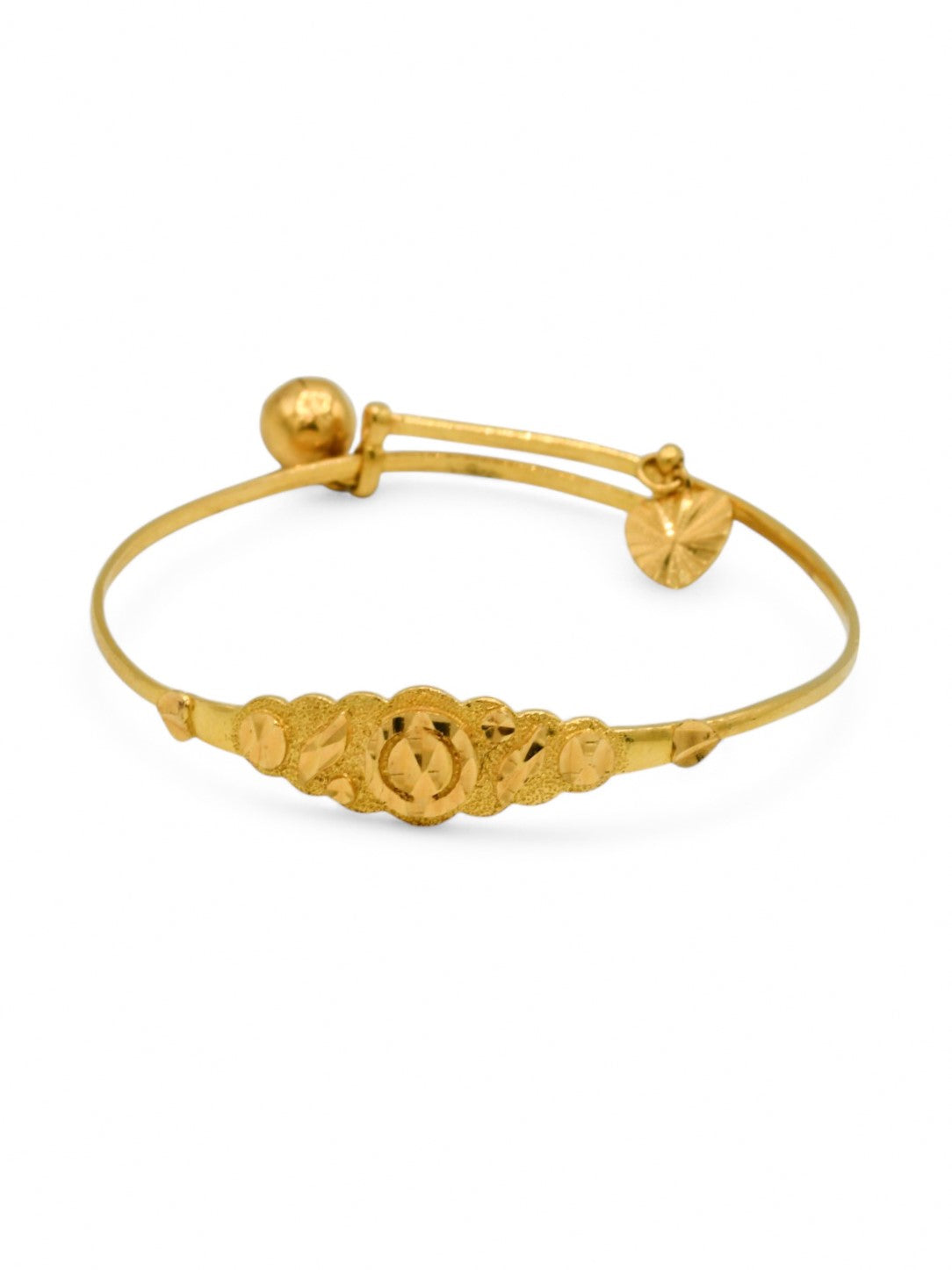 22ct Gold Adjustable Pair Baby Bangle