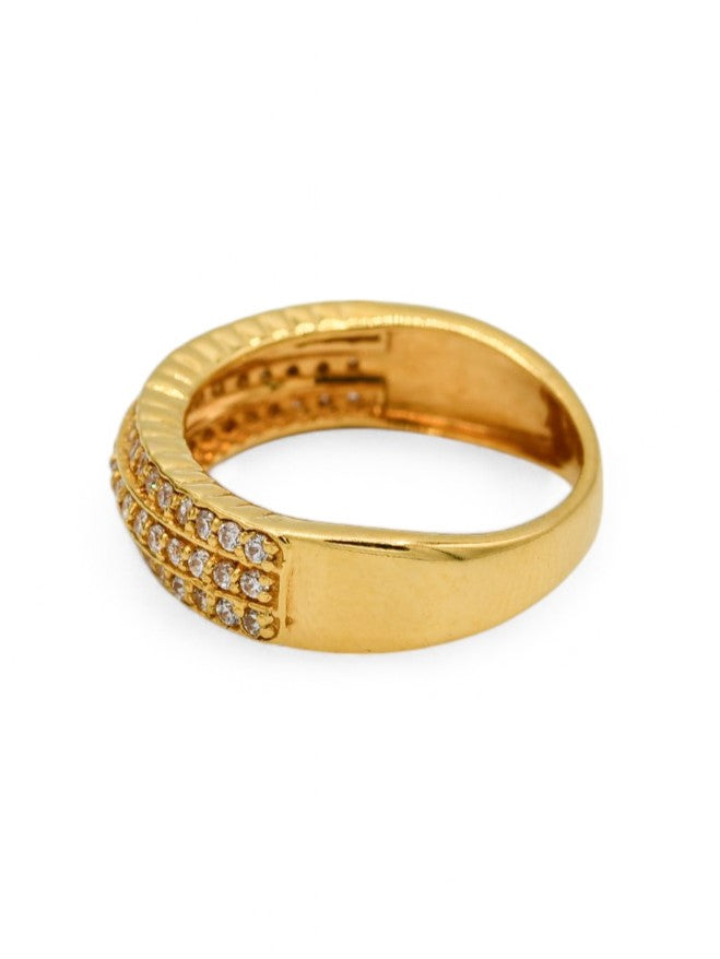 22ct Gold CZ Ladies Ring - Roop Darshan