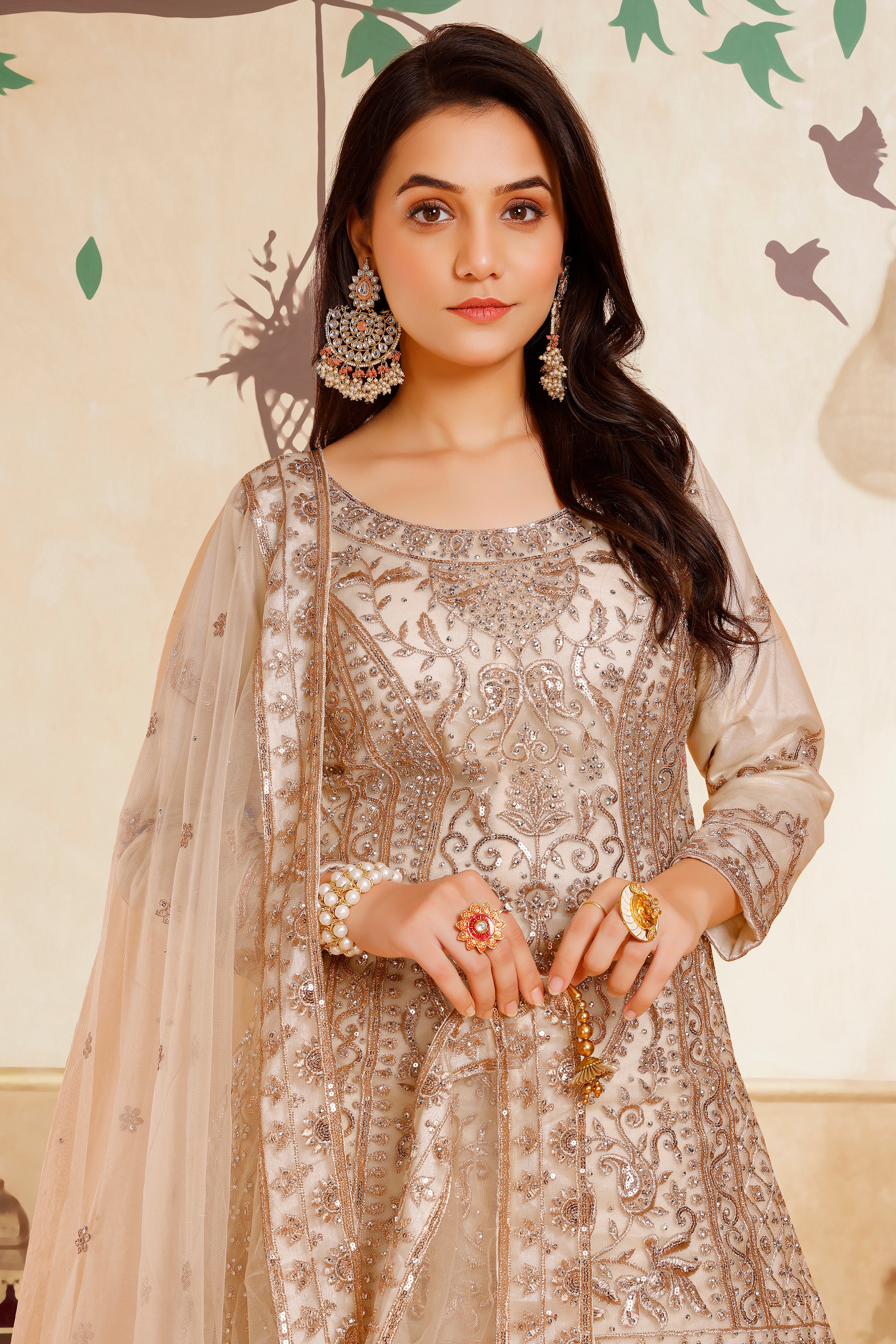 Zakia Long Top Lehenga