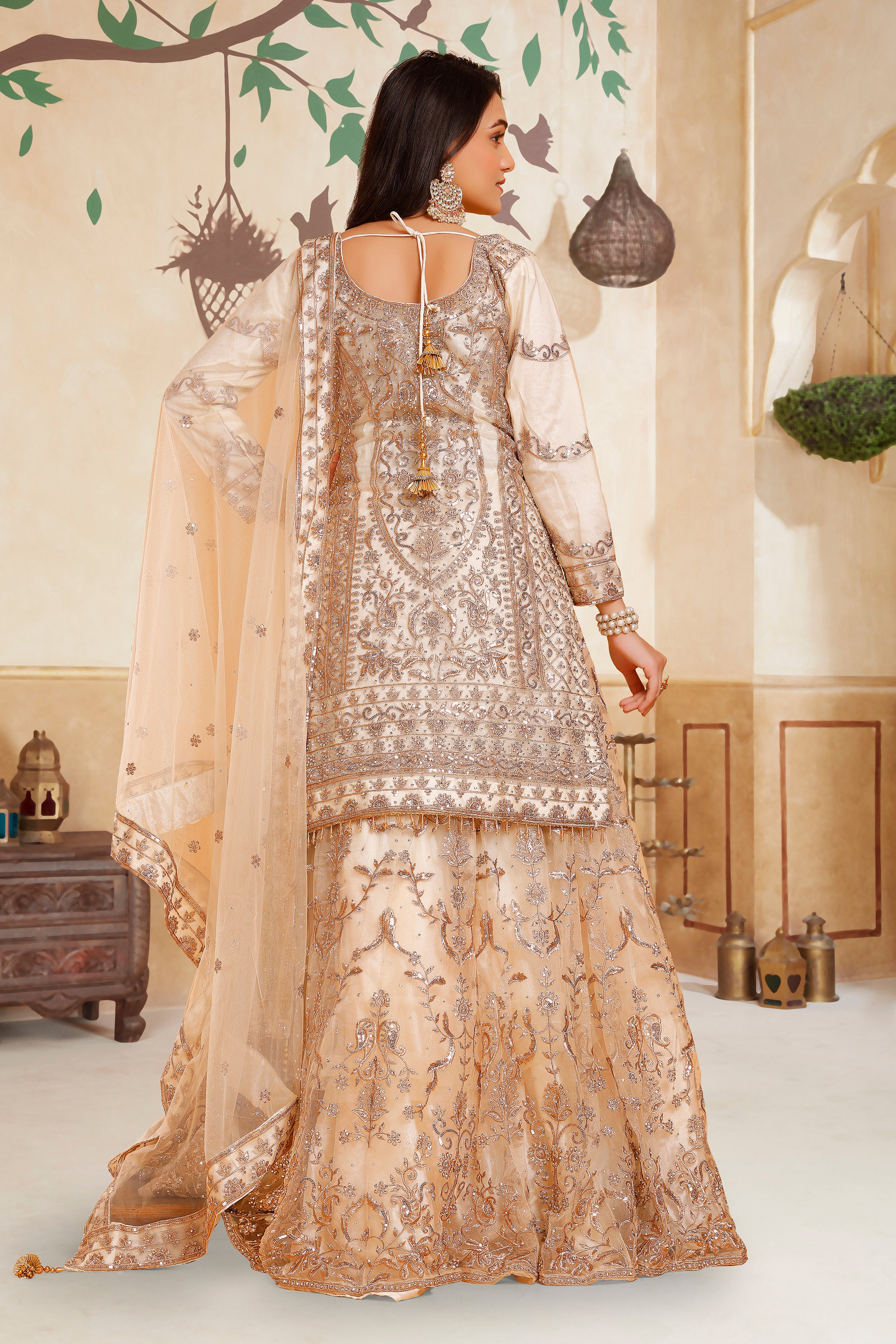 Zakia Long Top Lehenga