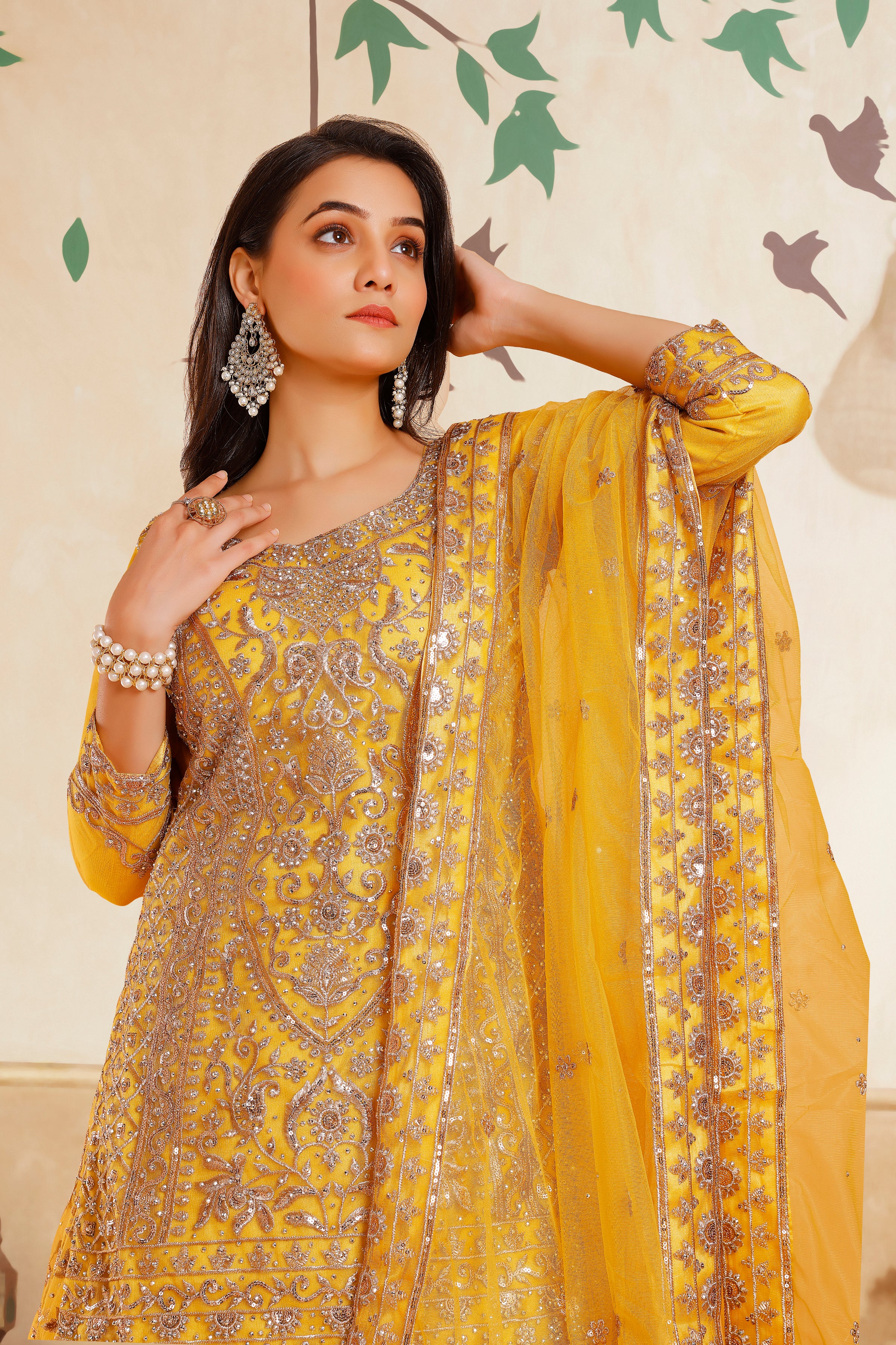 Zakia Long Top Lehenga