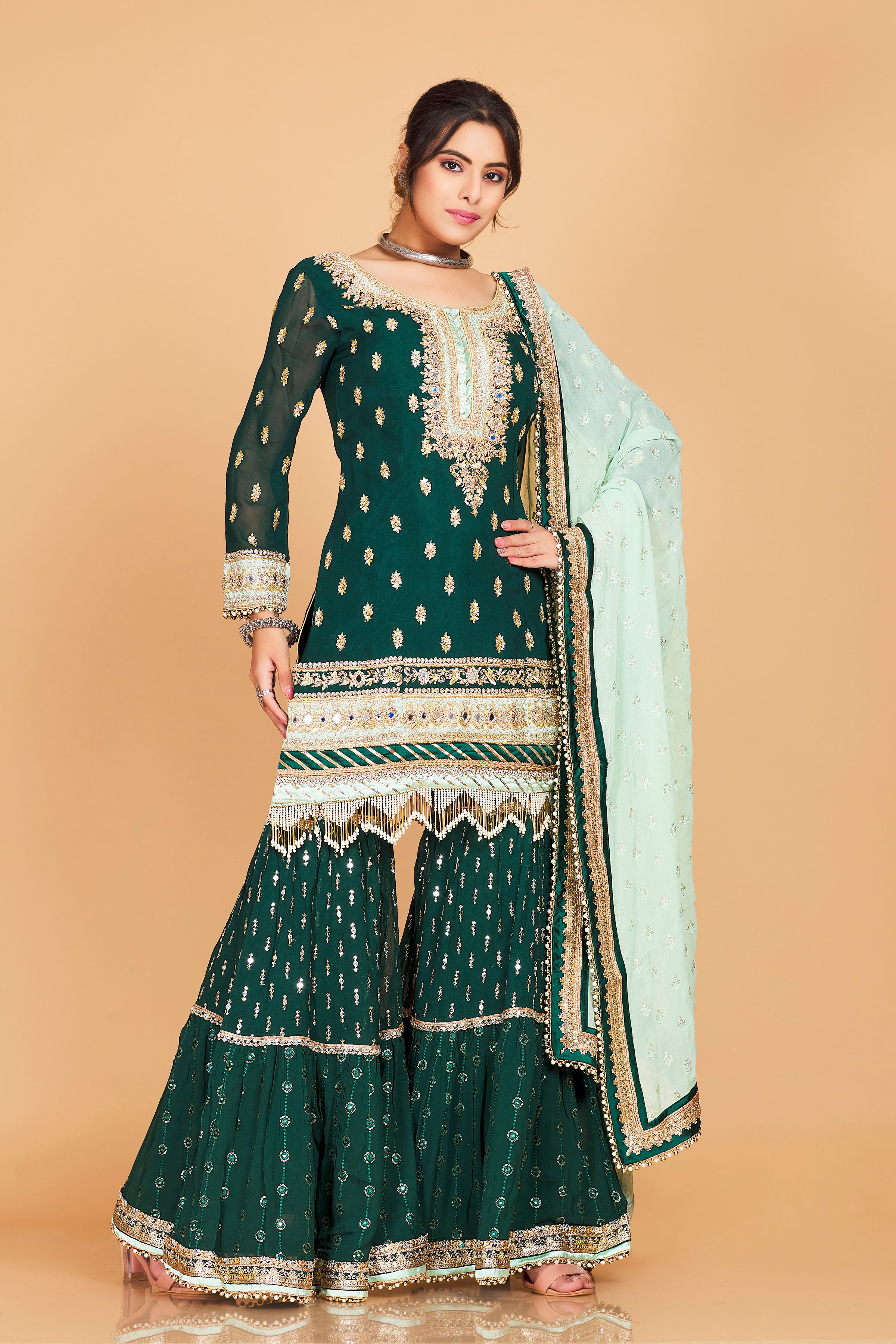 Raagini Sharara Suit - Roop Darshan