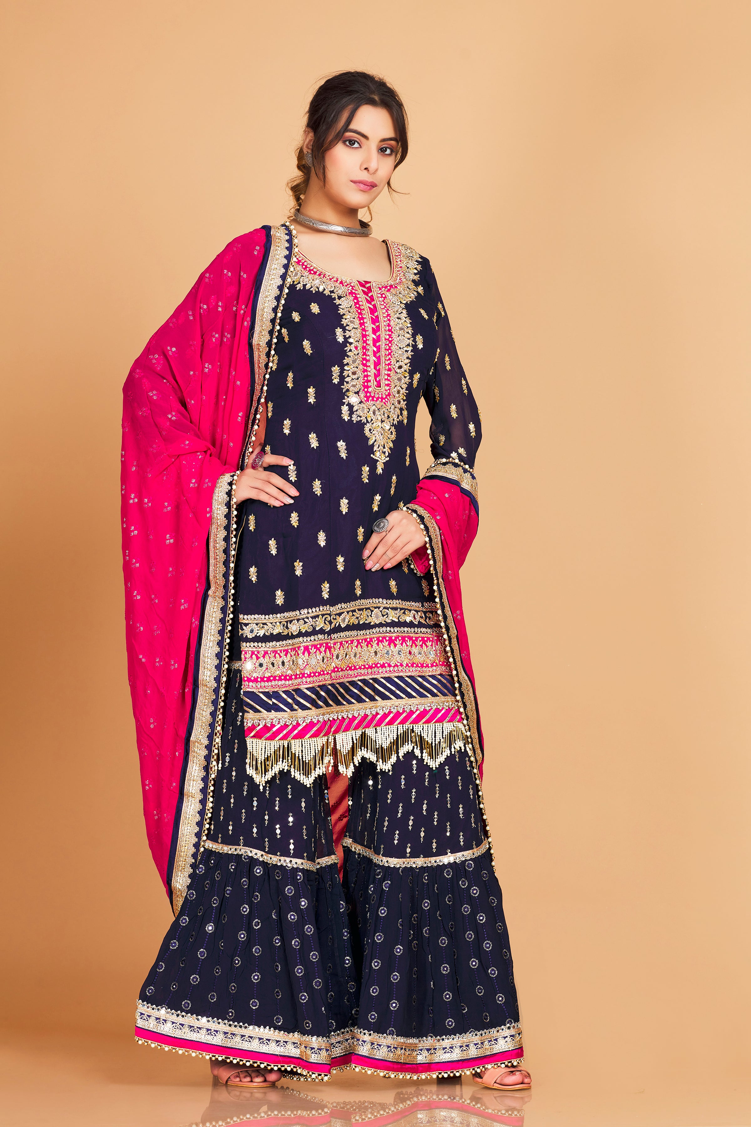 Raagini Sharara Suit - Roop Darshan