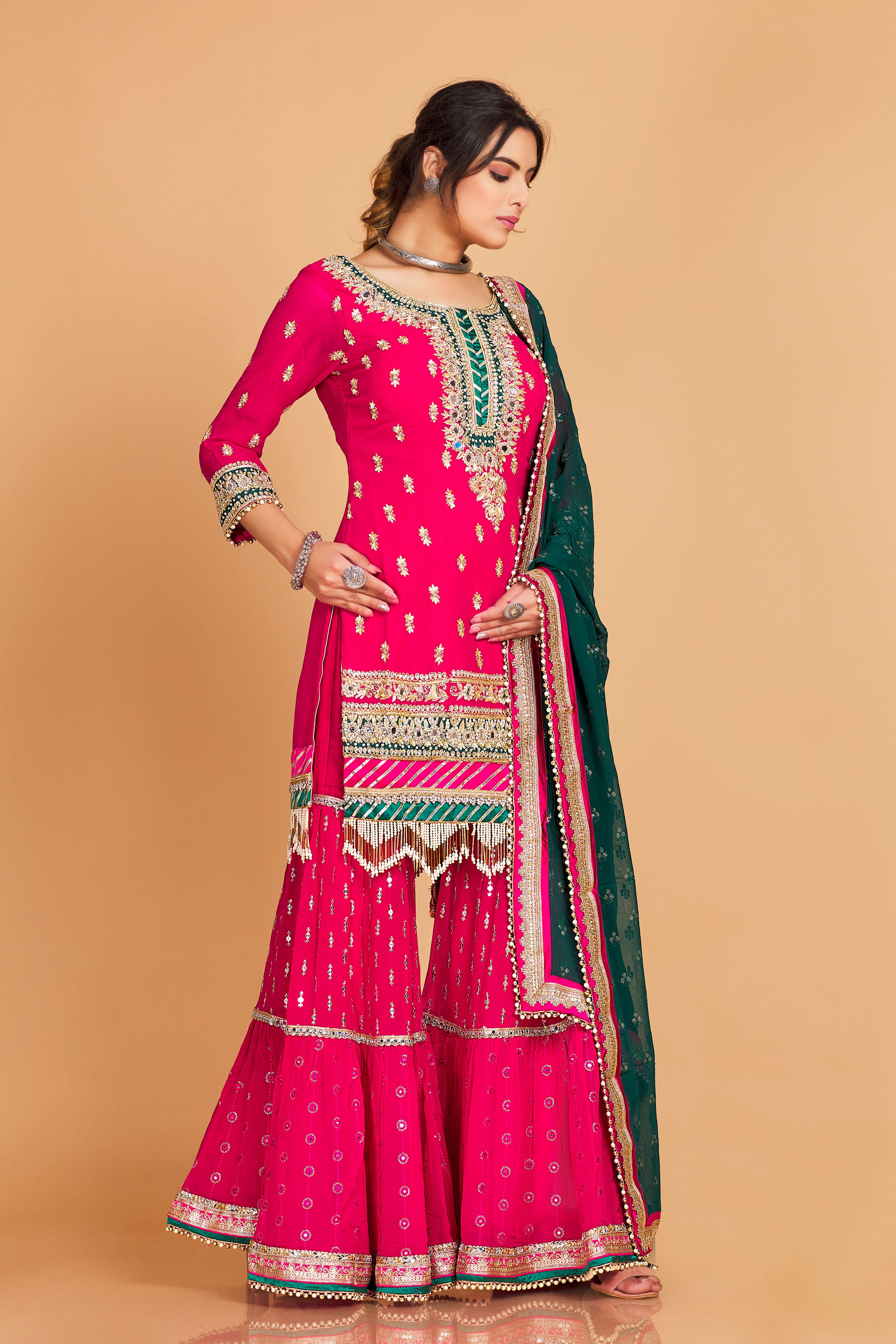 Raagini Sharara Suit - Roop Darshan
