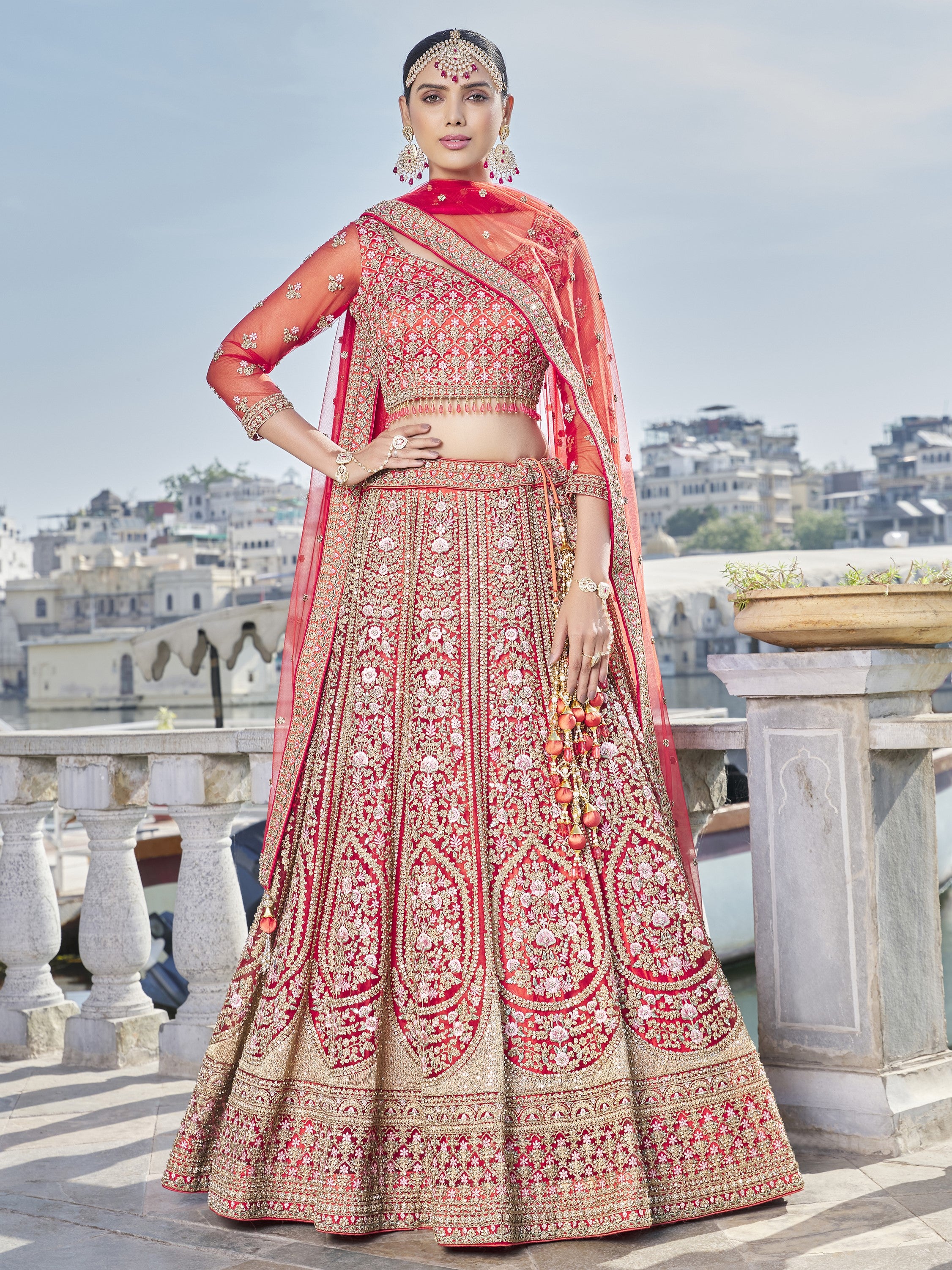 Dimpal Unstitched Lehenga Choli - Roop Darshan