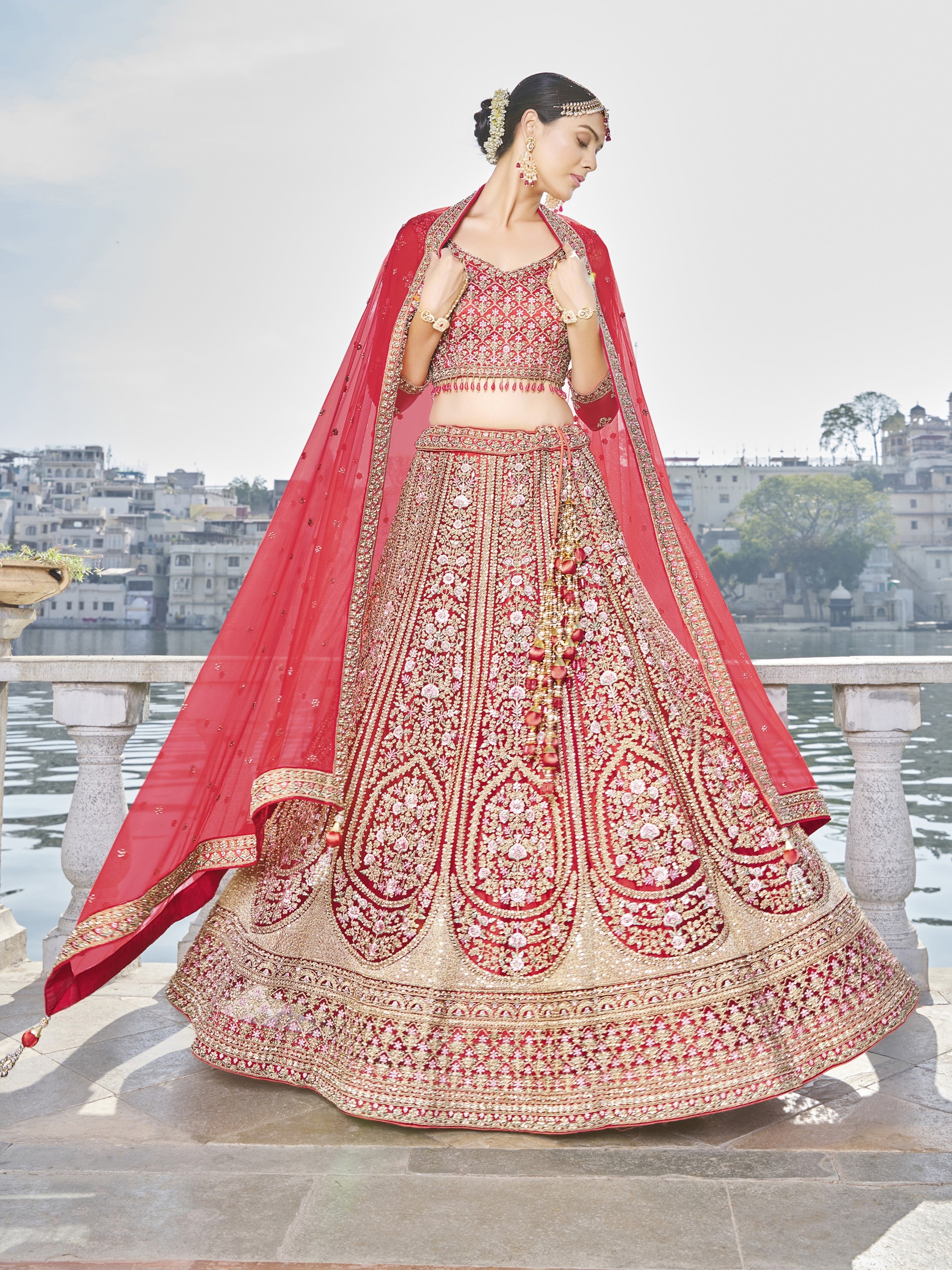 Dimpal Unstitched Lehenga Choli - Roop Darshan