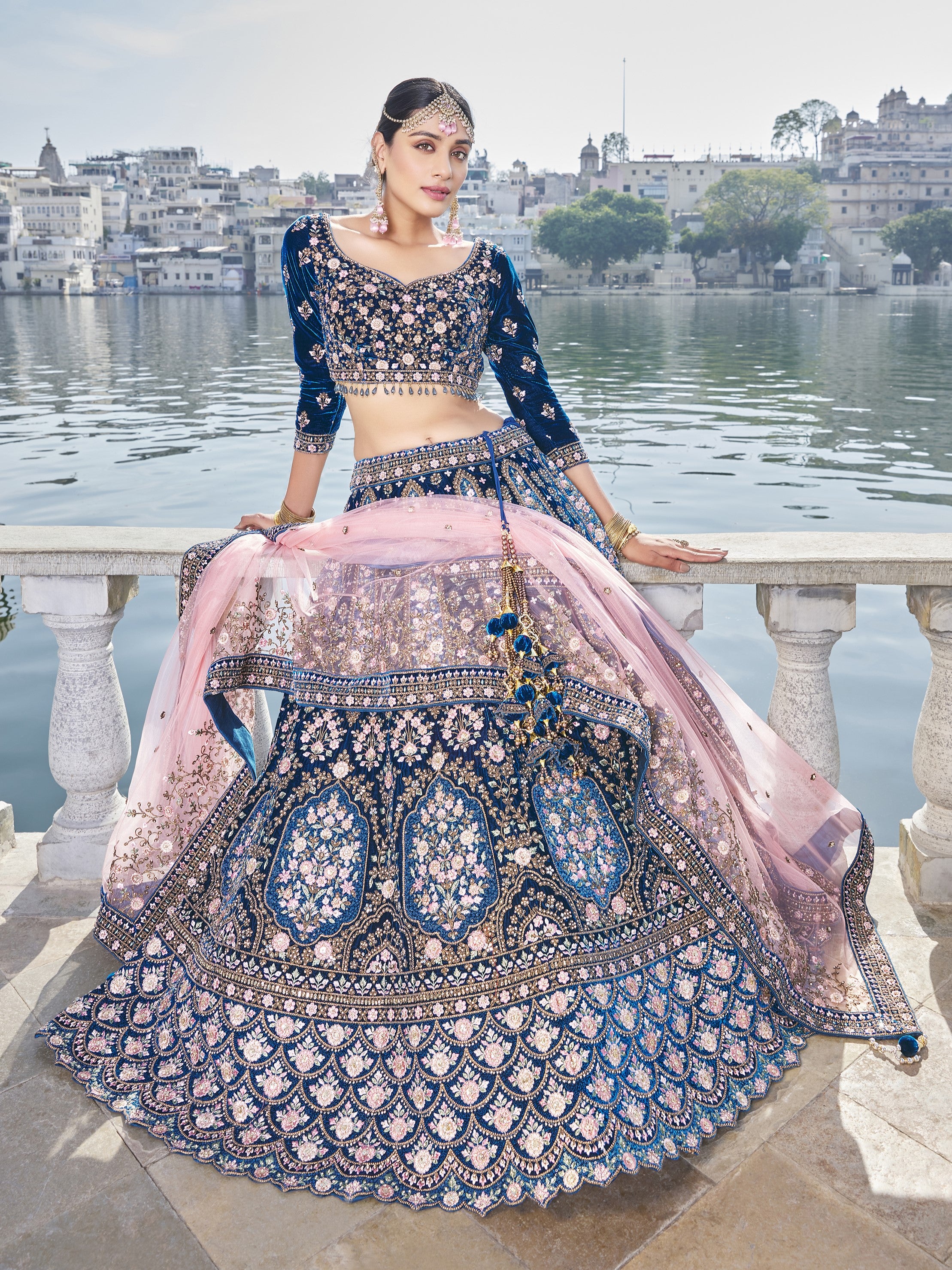 Sehnaaz Unstitched Lehenga Choli - Roop Darshan