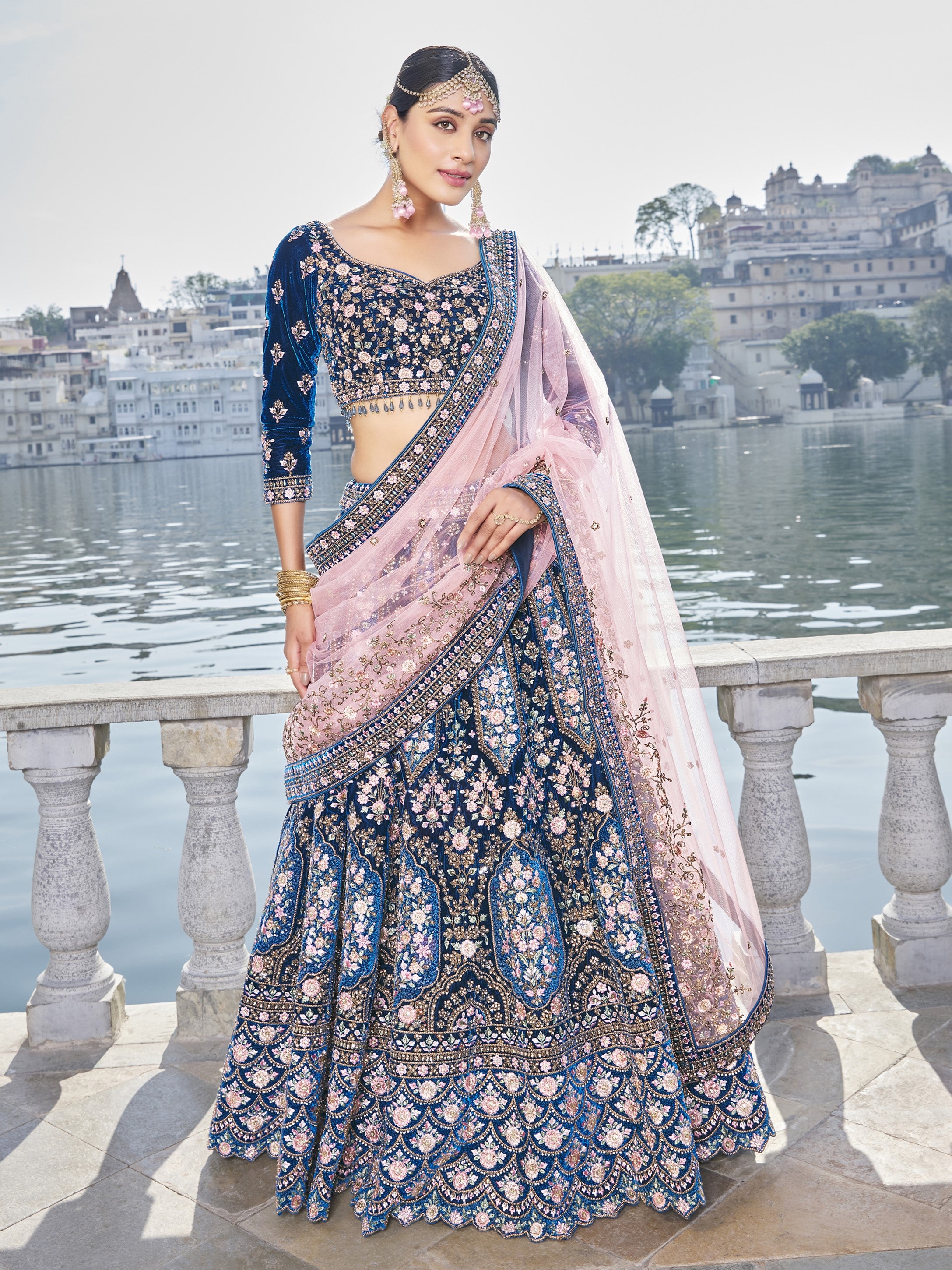 Sehnaaz Unstitched Lehenga Choli - Roop Darshan