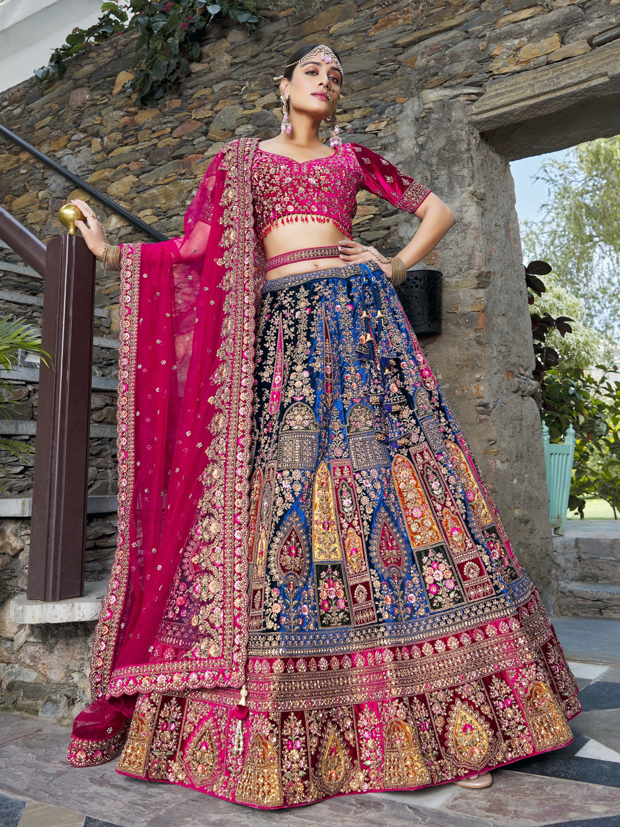 Piya Unstitched Lehenga Choli - Roop Darshan