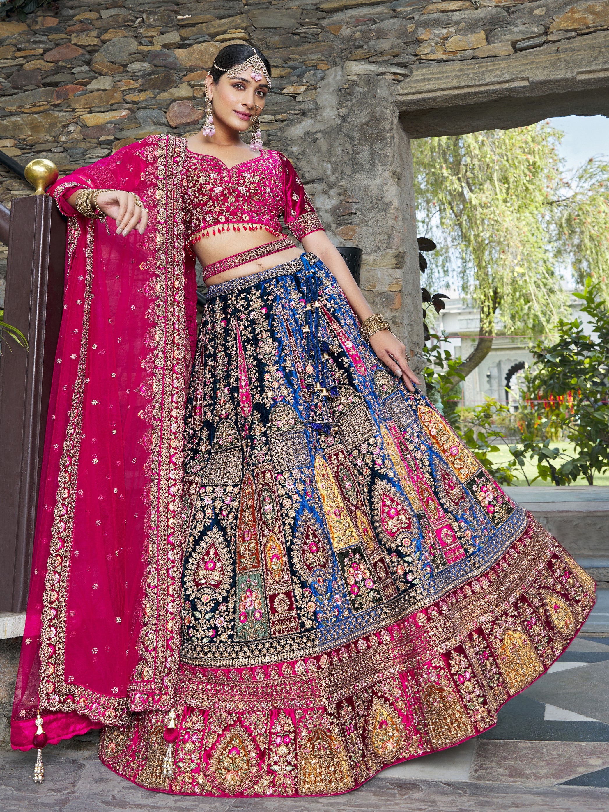 Piya Unstitched Lehenga Choli - Roop Darshan