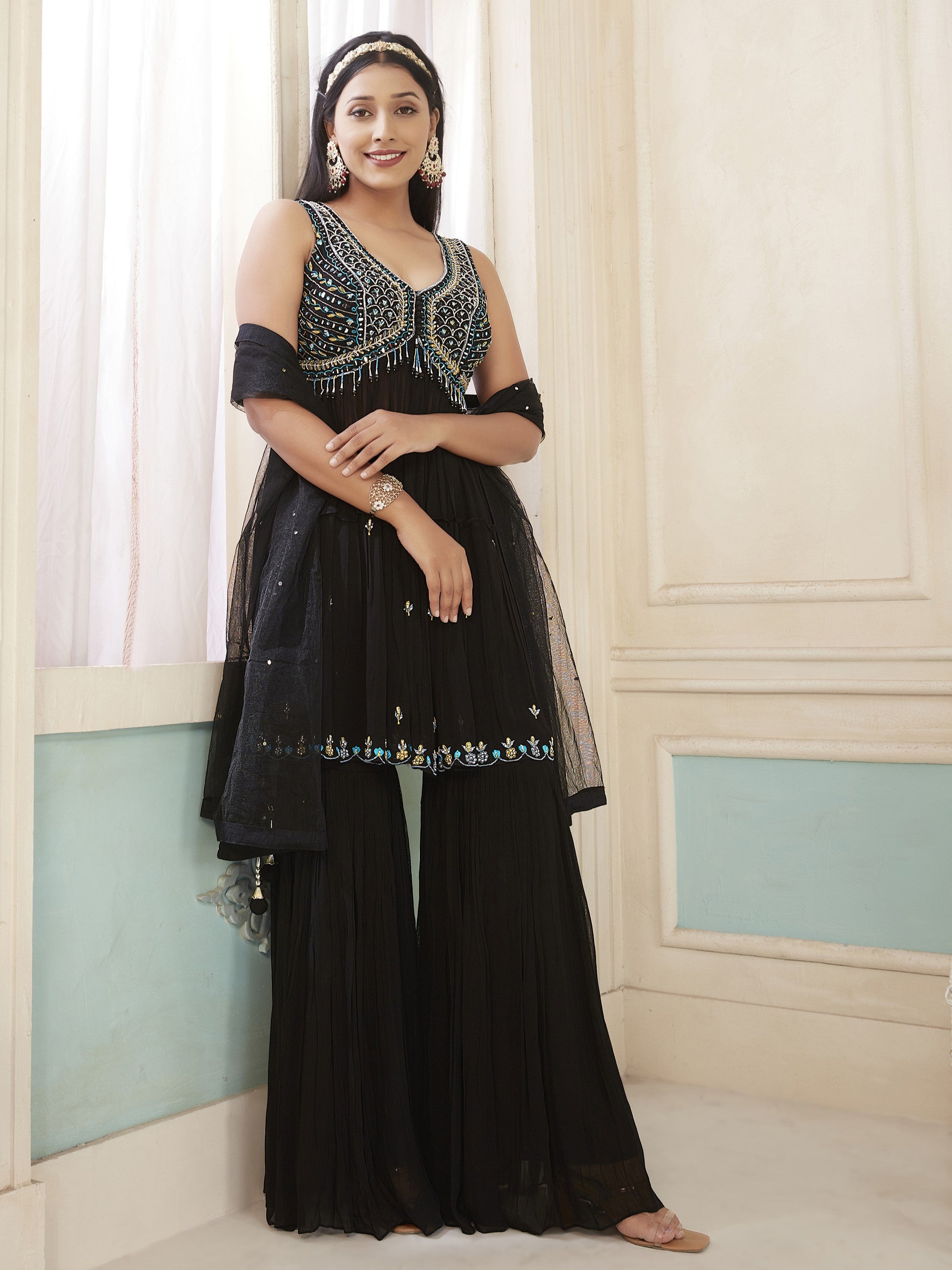 Marley Palazzo Suit - Roop Darshan