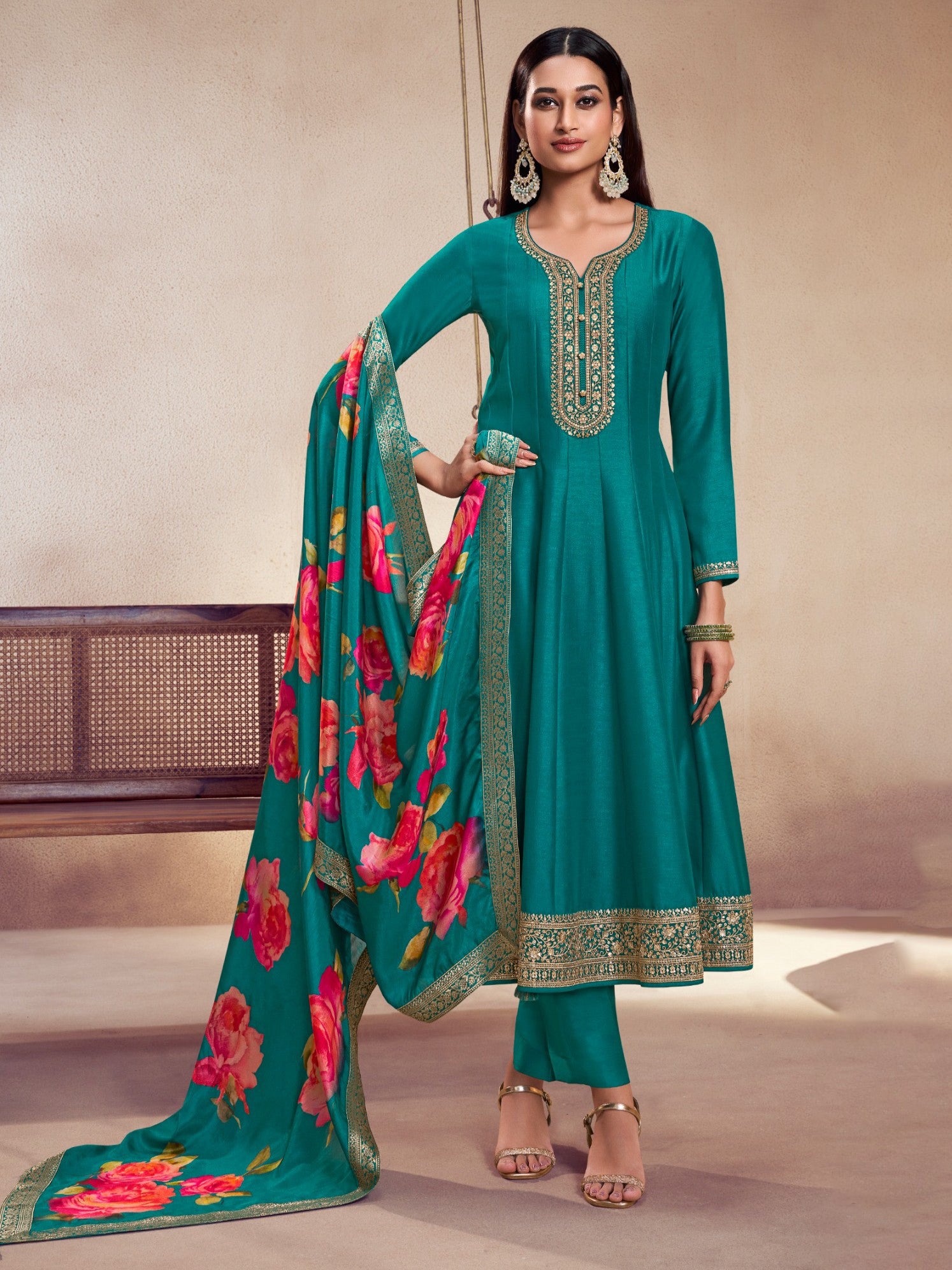 Pari Flair Kamiz & Pant - Roop Darshan