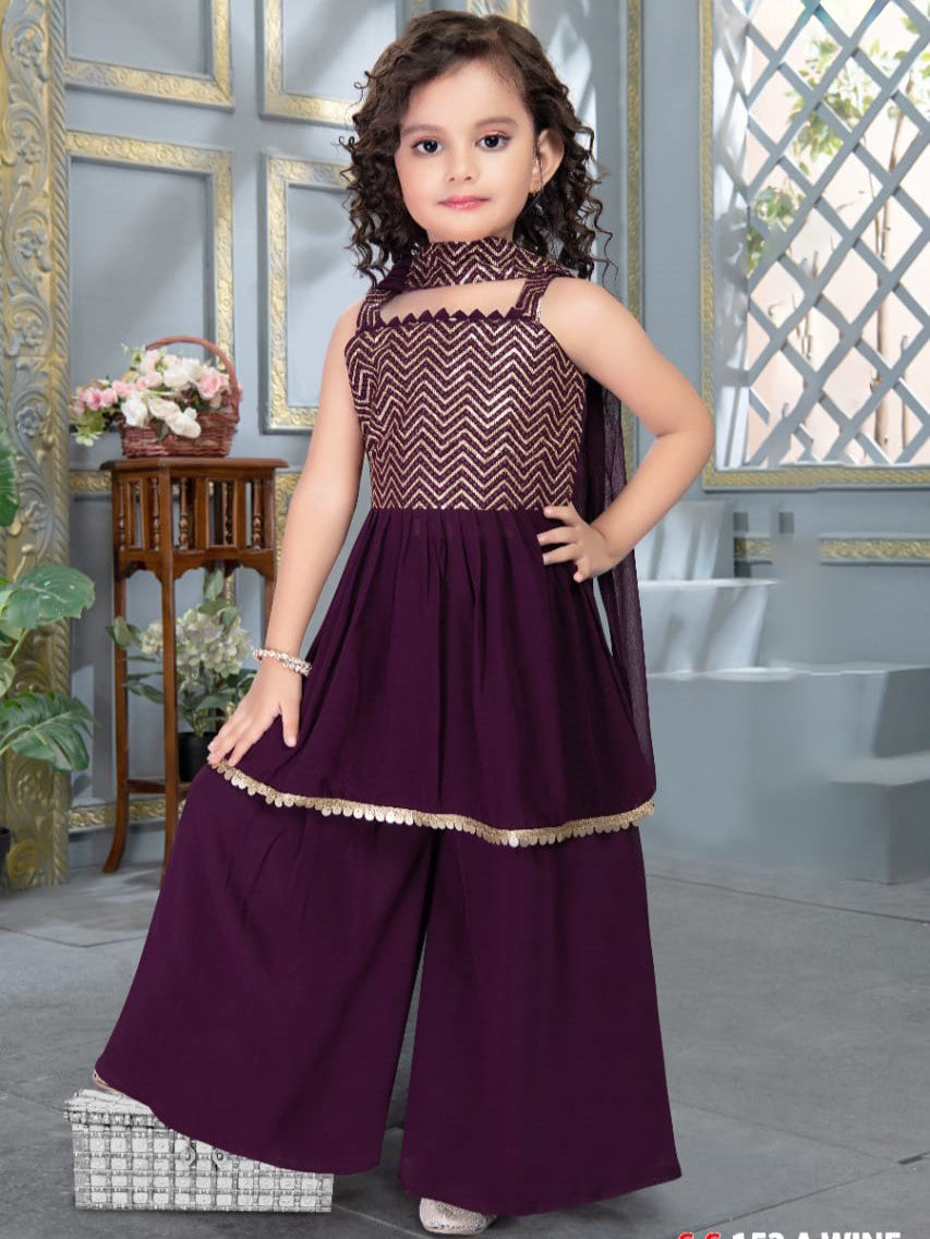 Angel Palazzo Suit - Roop Darshan