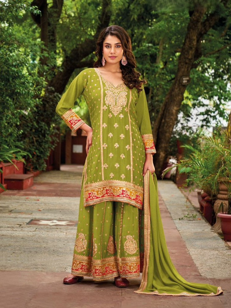 Samaira Palazzo Suit - Roop Darshan