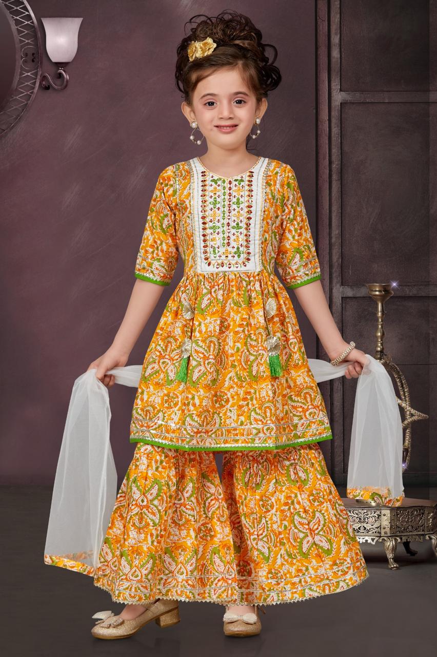 Kaira Sharara Suit - Roop Darshan