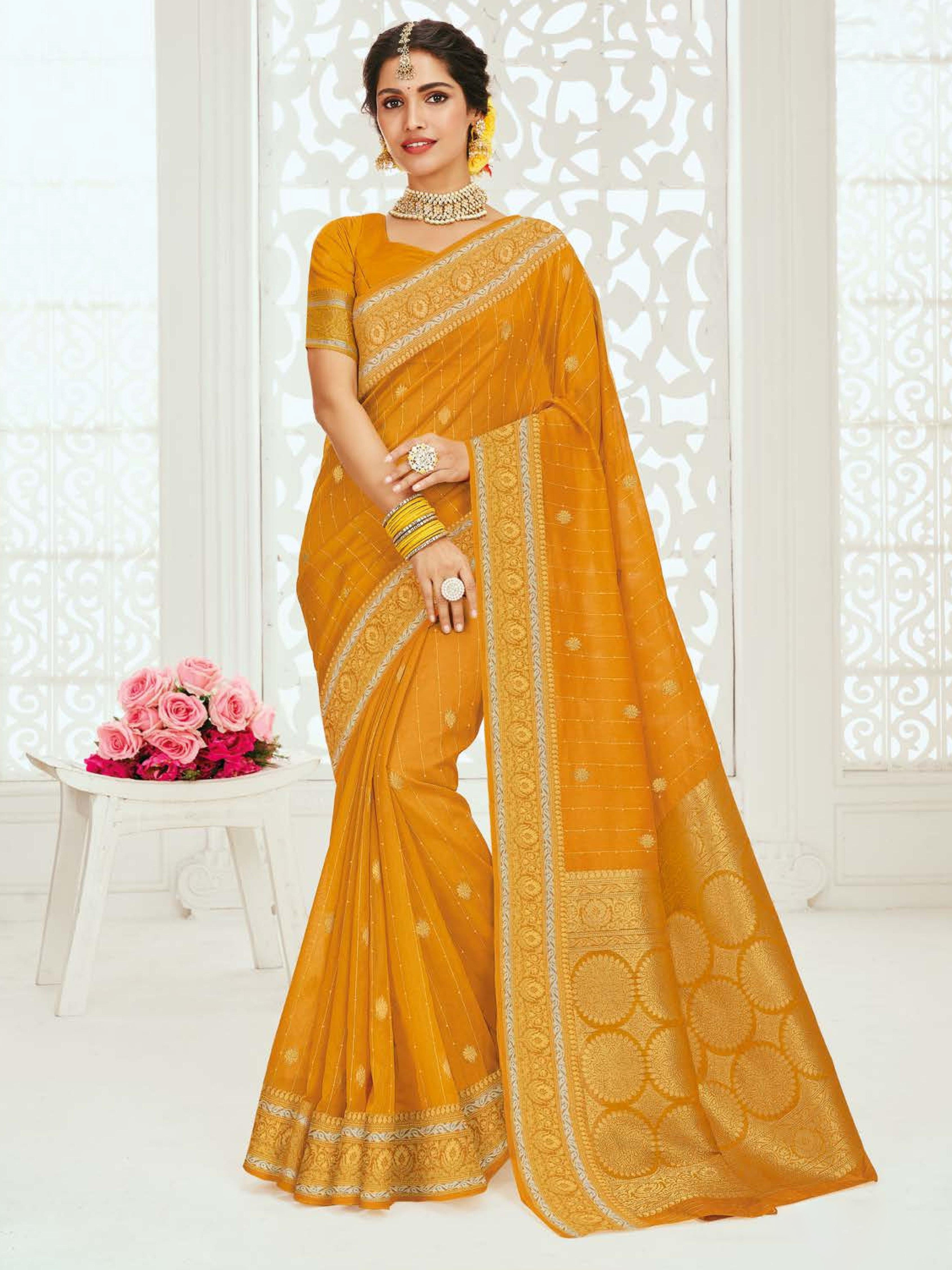 Bharati Silk Saree - Roop Darshan