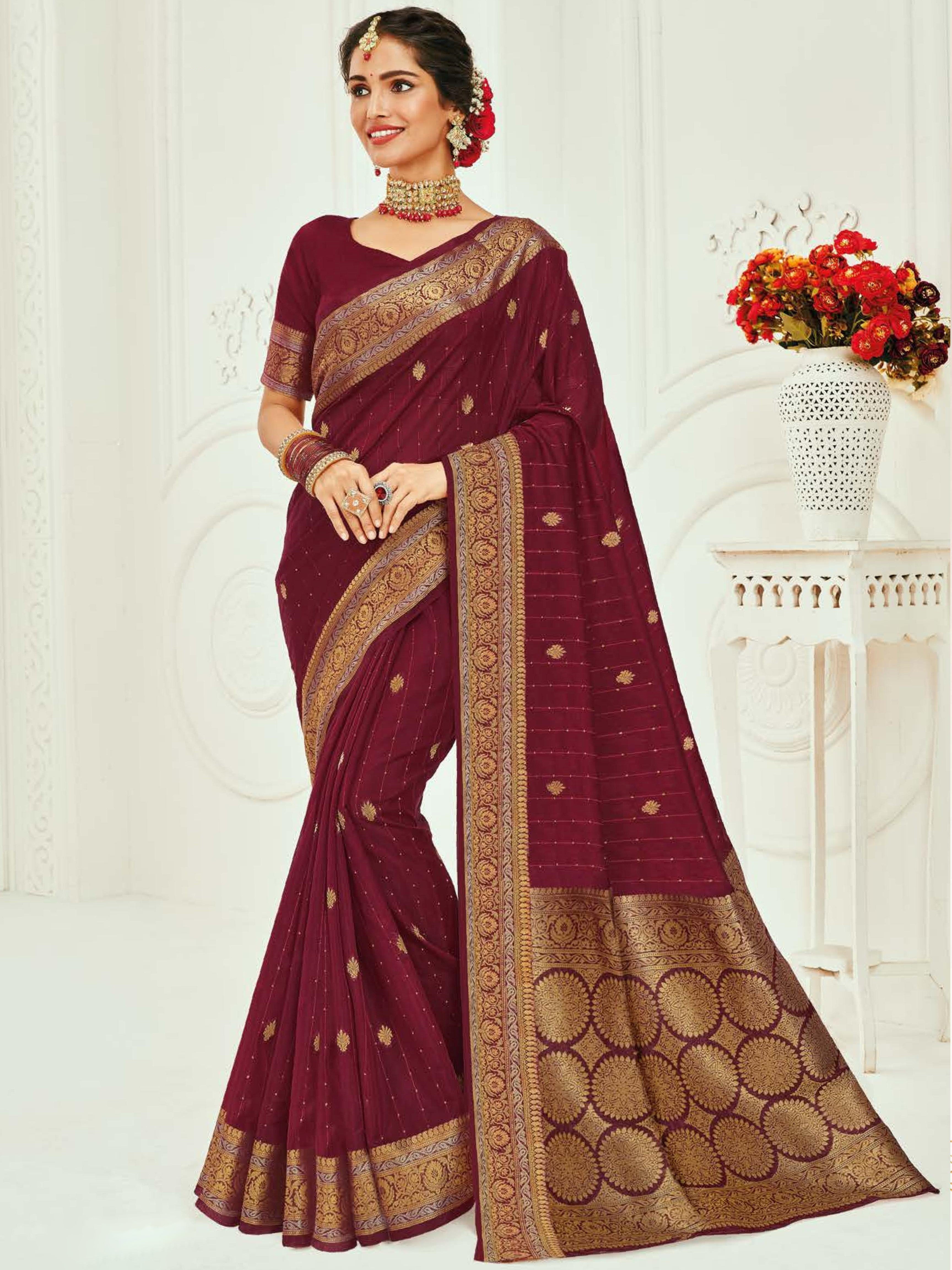Bharati Silk Saree - Roop Darshan