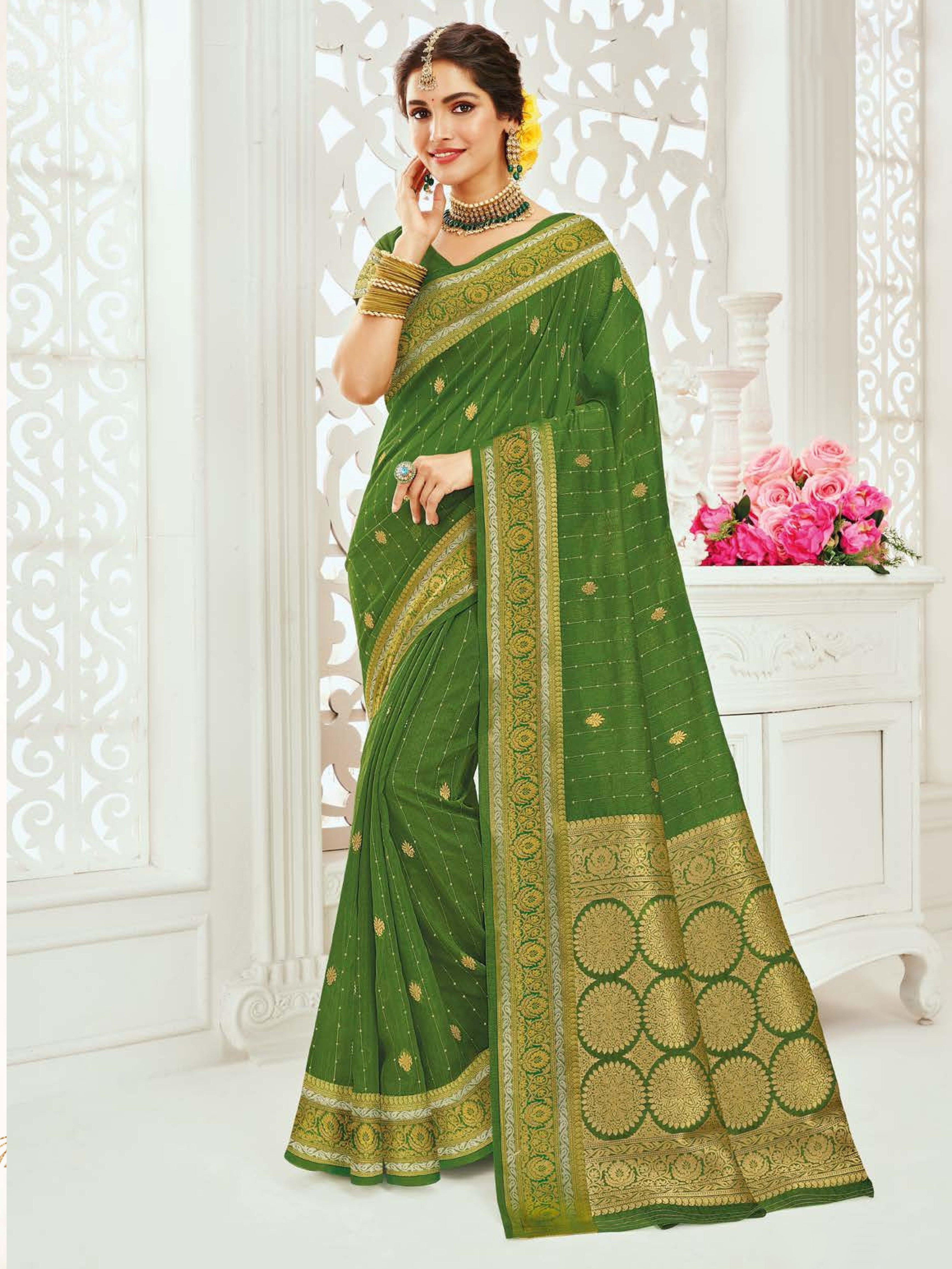Bharati Silk Saree - Roop Darshan