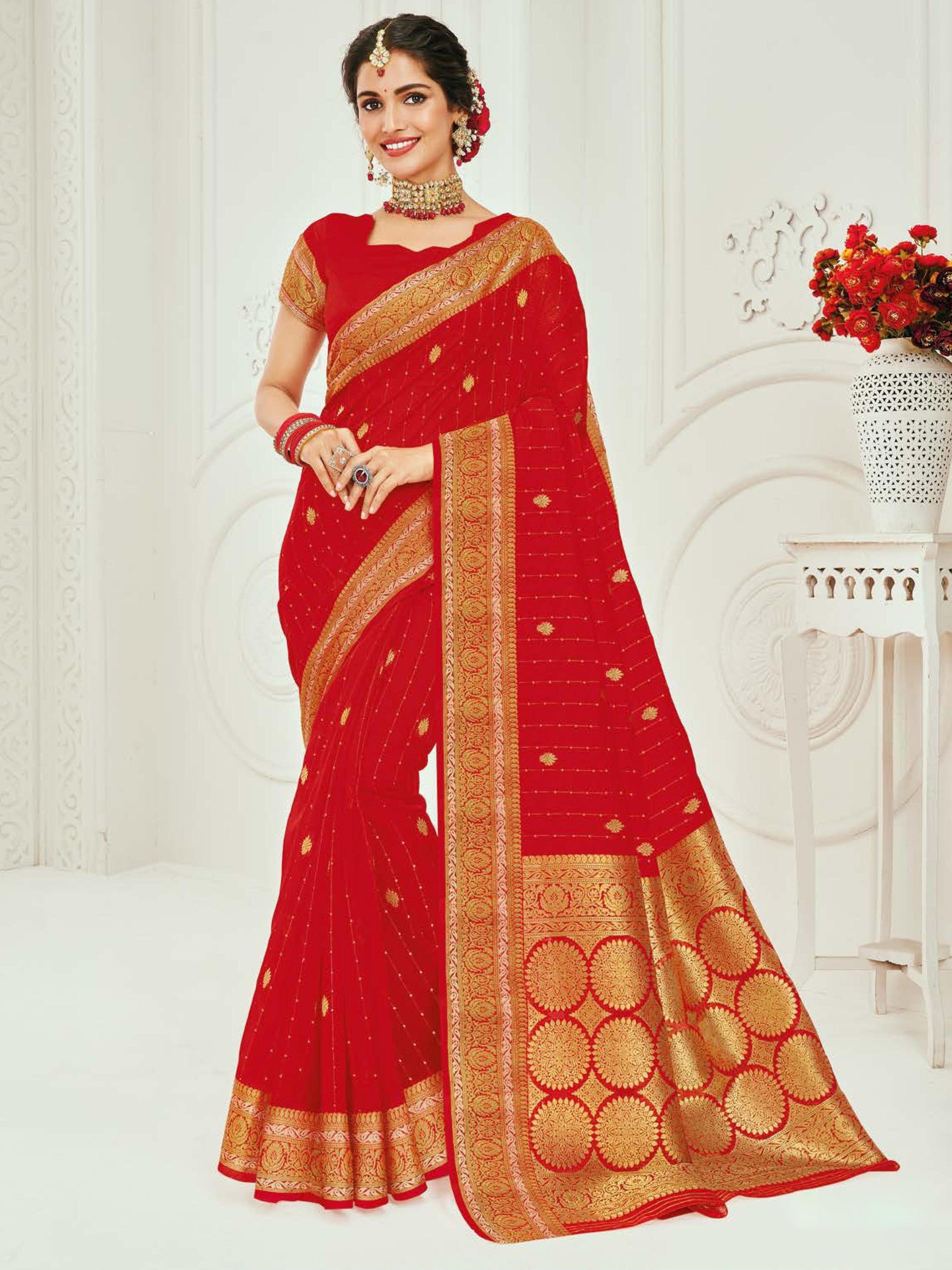 Bharati Silk Saree - Roop Darshan