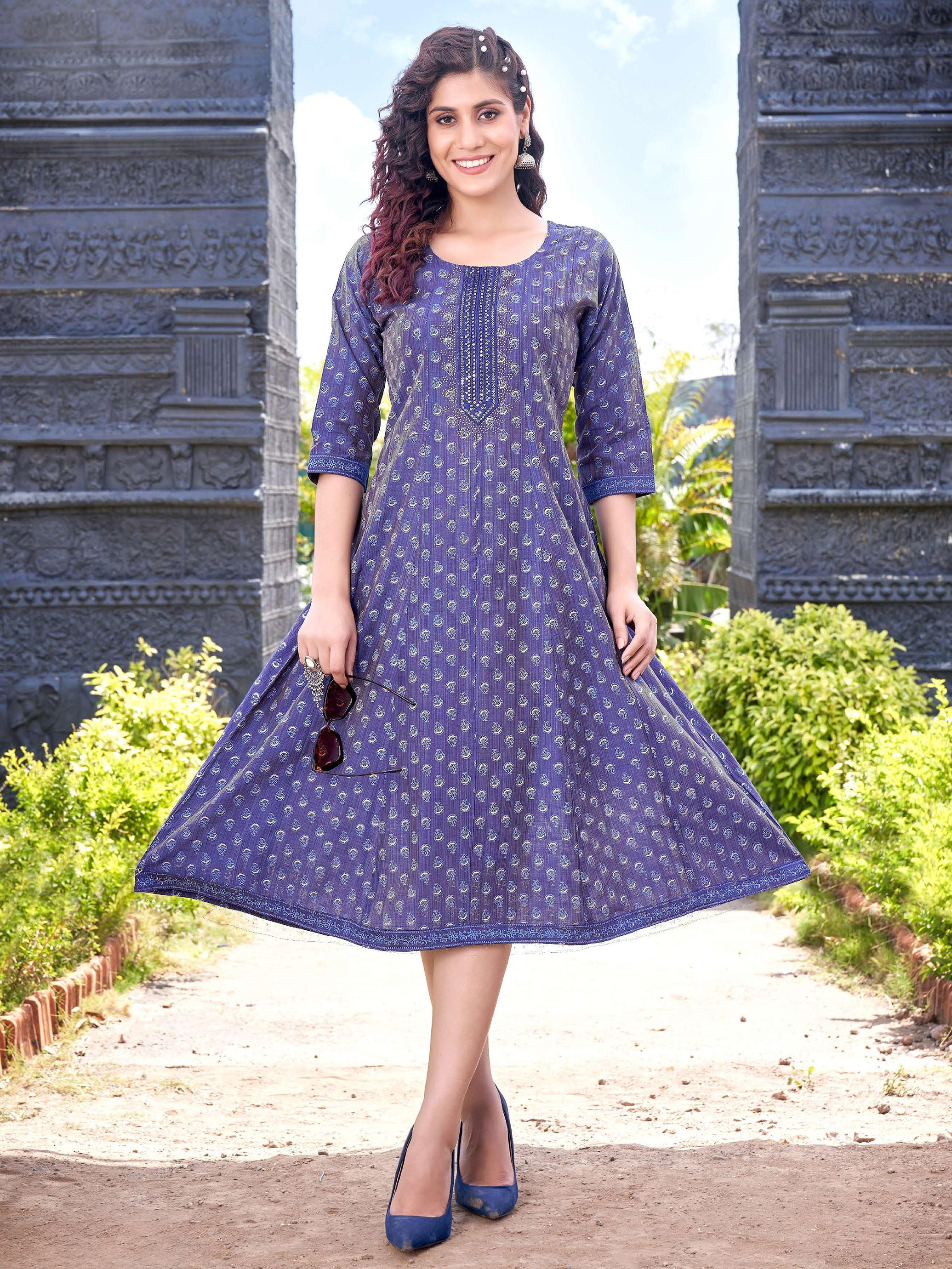 Ruhi Flair Kurti - Roop Darshan
