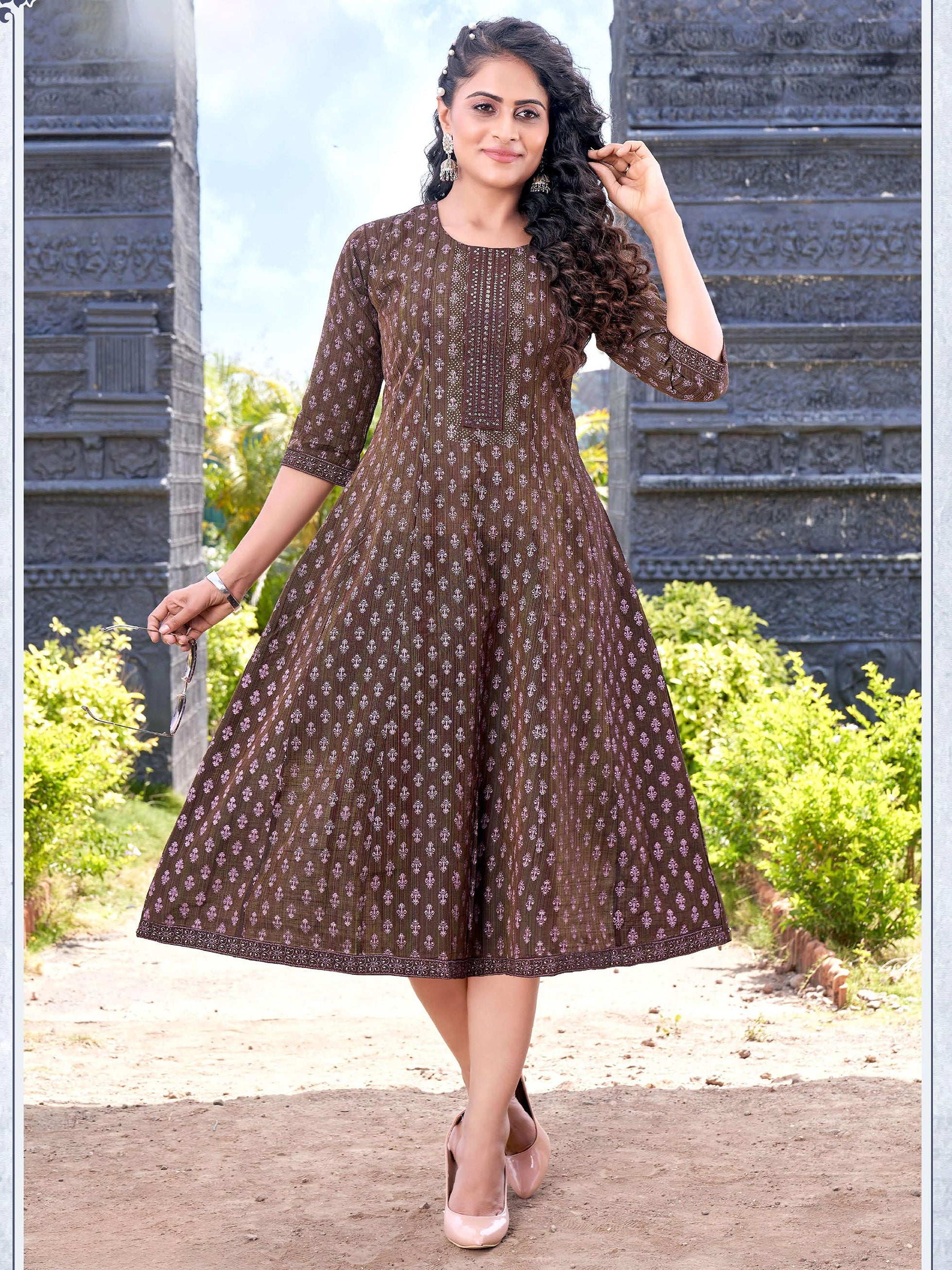 Ruhi Flair Kurti - Roop Darshan