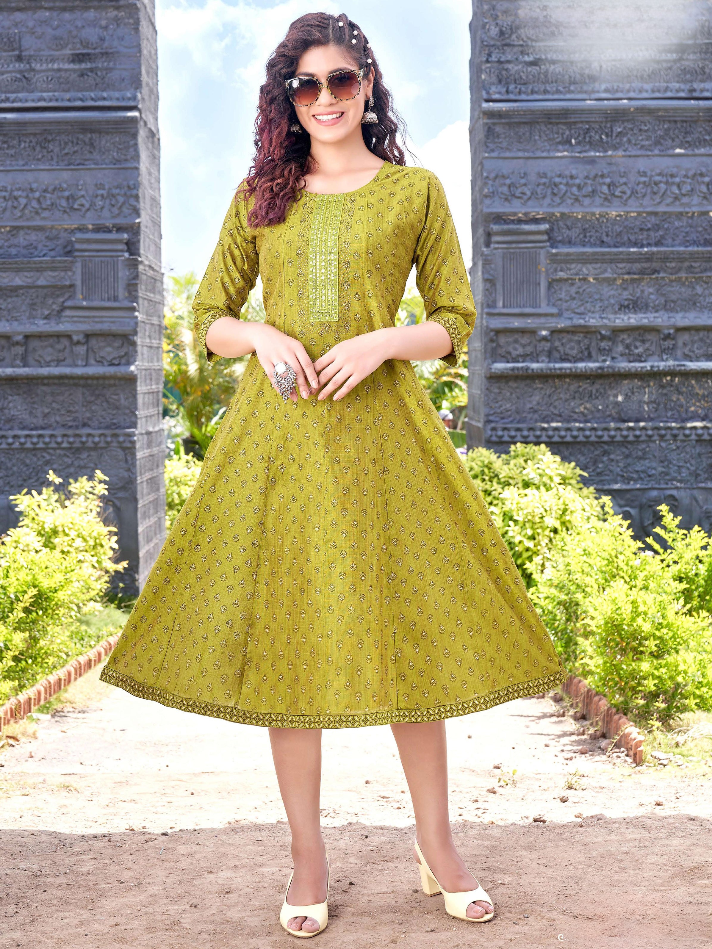 Ruhi Flair Kurti - Roop Darshan