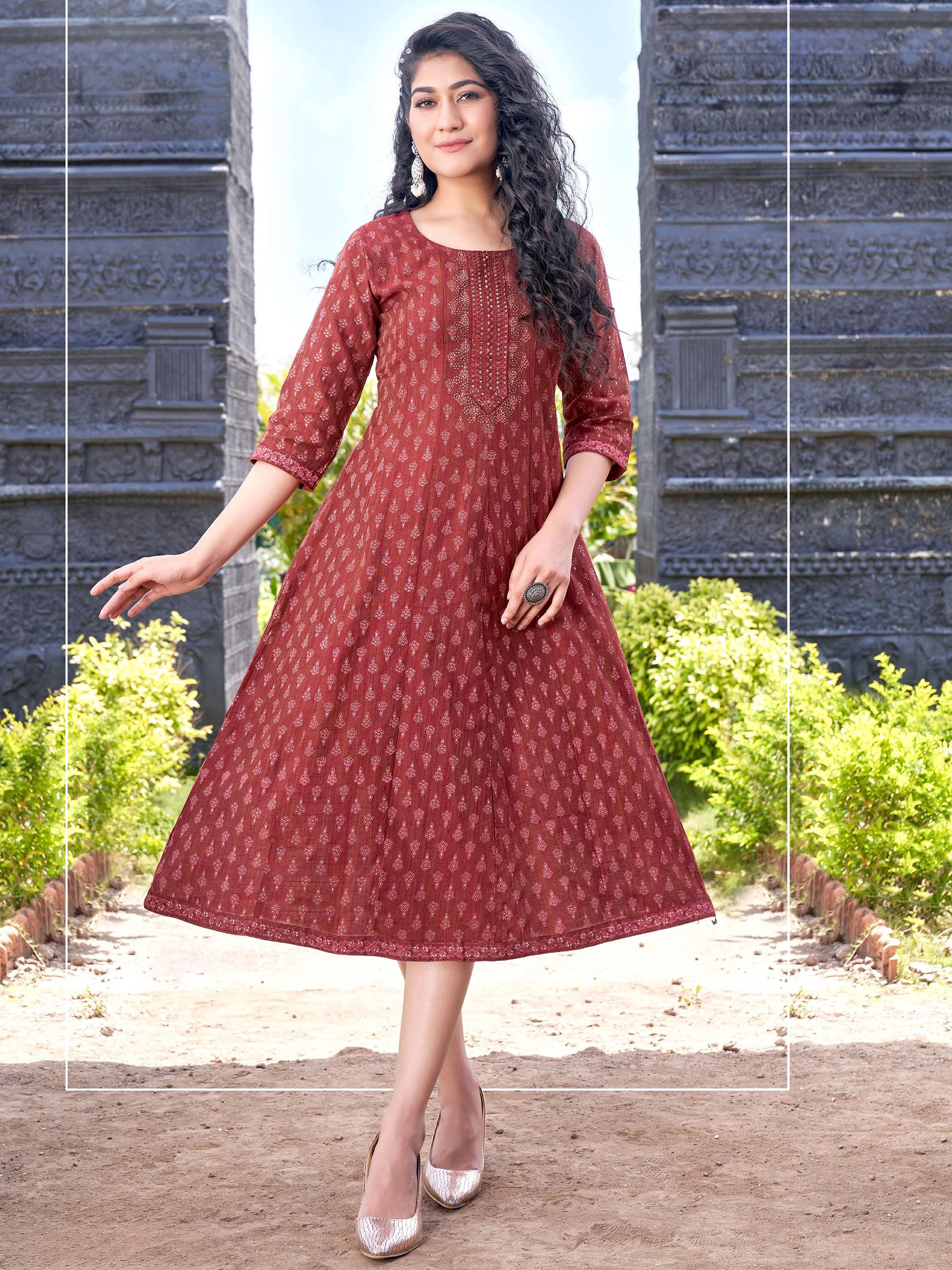Ruhi Flair Kurti - Roop Darshan