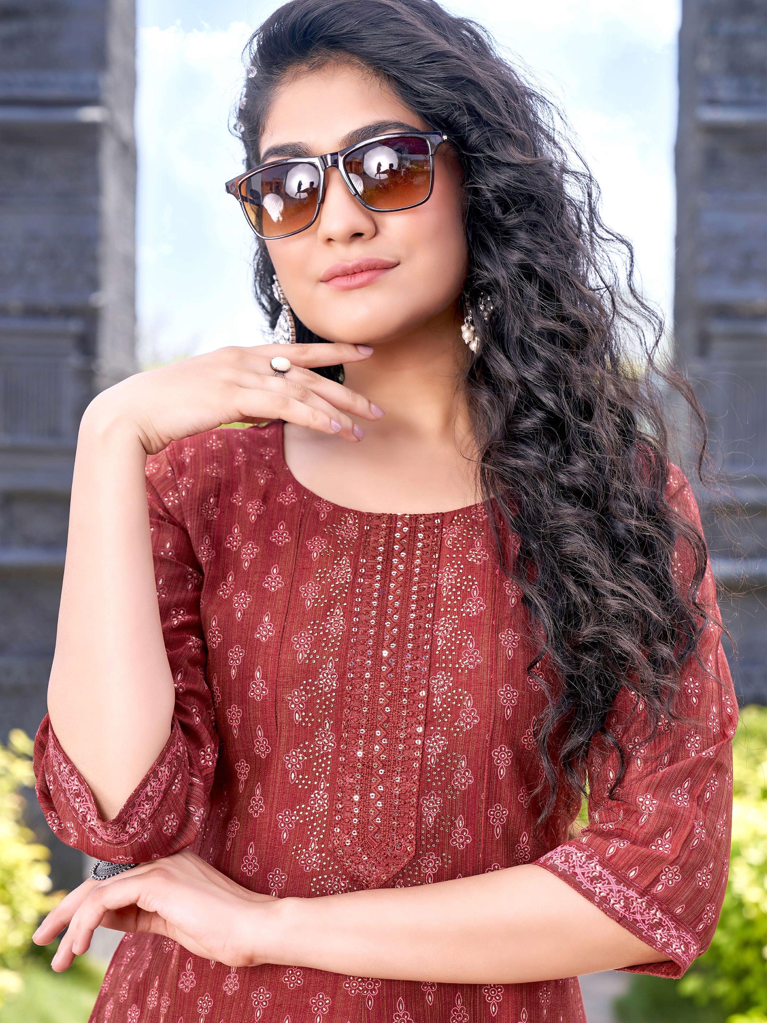 Ruhi Flair Kurti - Roop Darshan