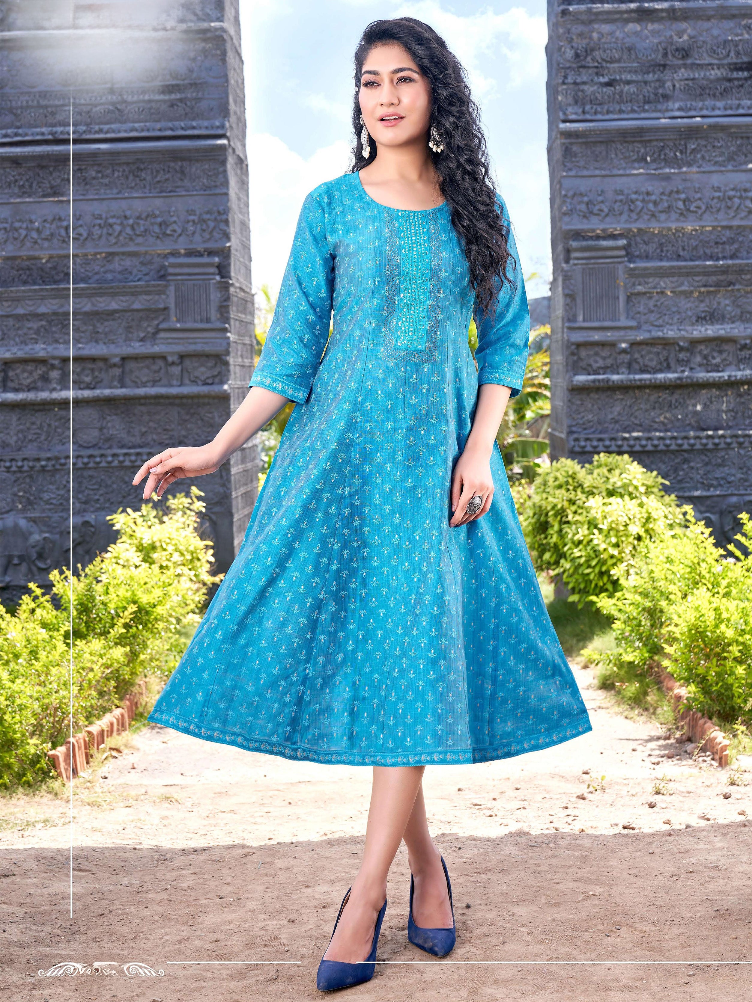 Ruhi Flair Kurti - Roop Darshan