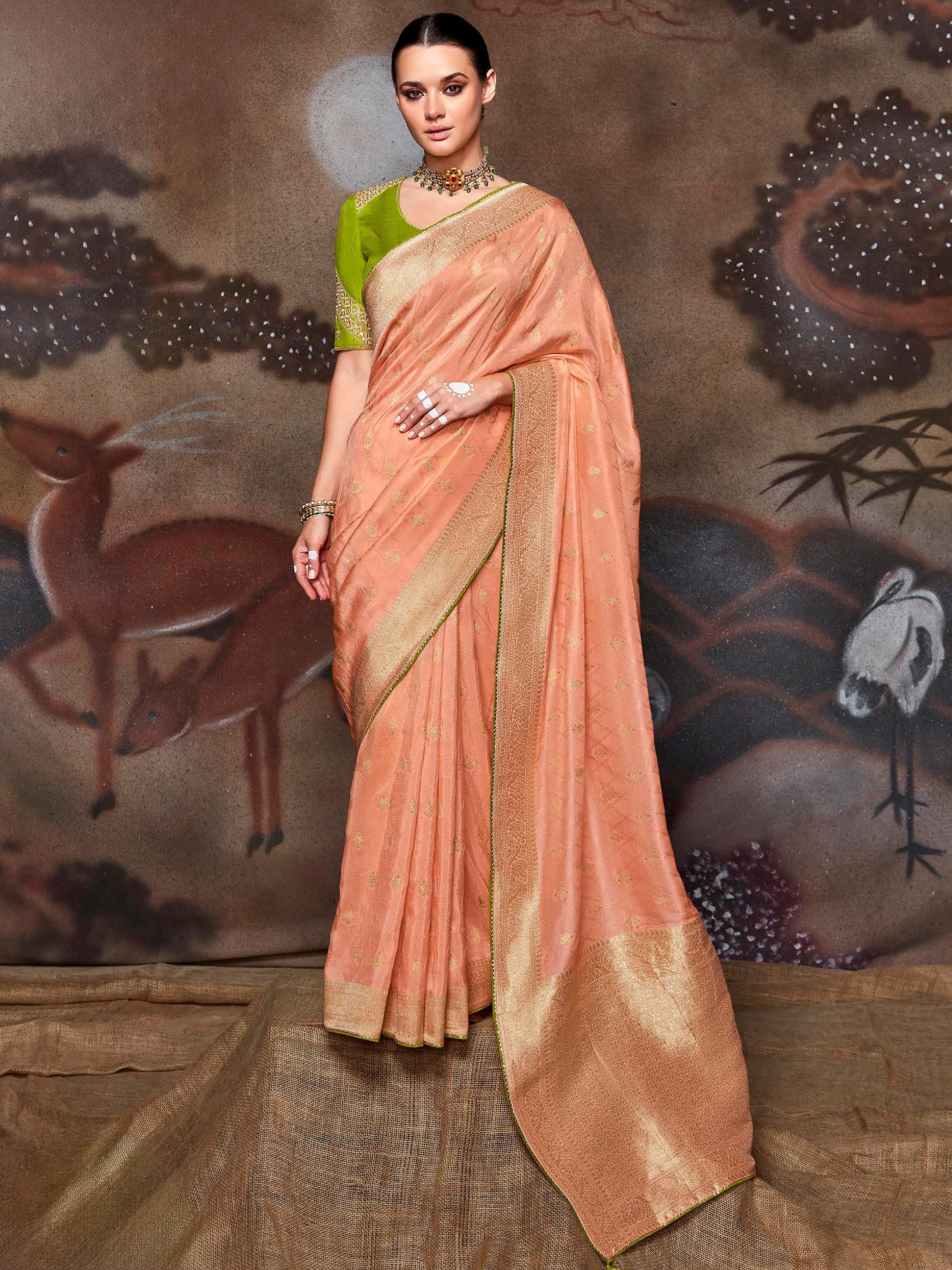 Tammy Weaving Silk Saree - Roop Darshan