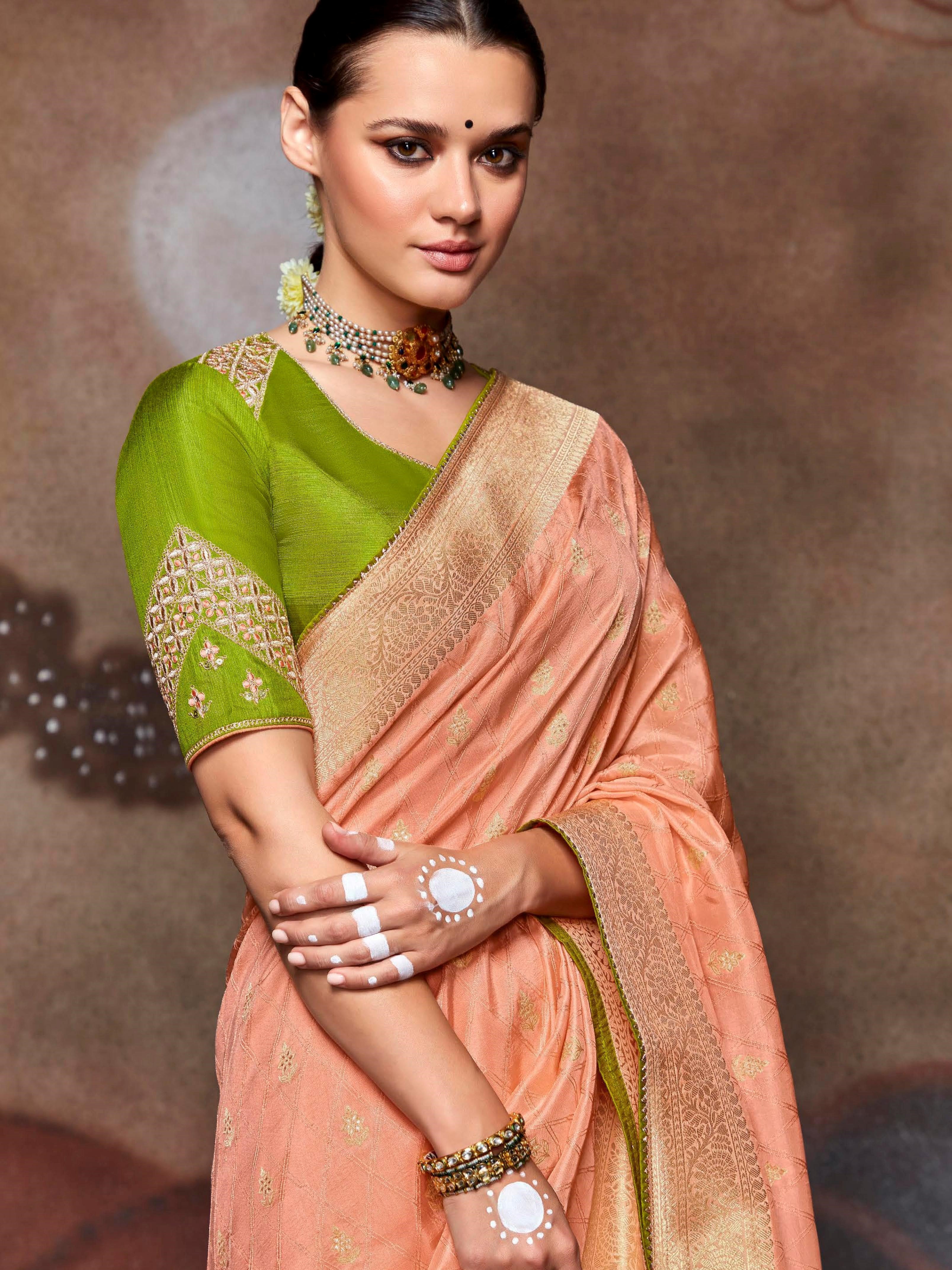 Tammy Weaving Silk Saree - Roop Darshan
