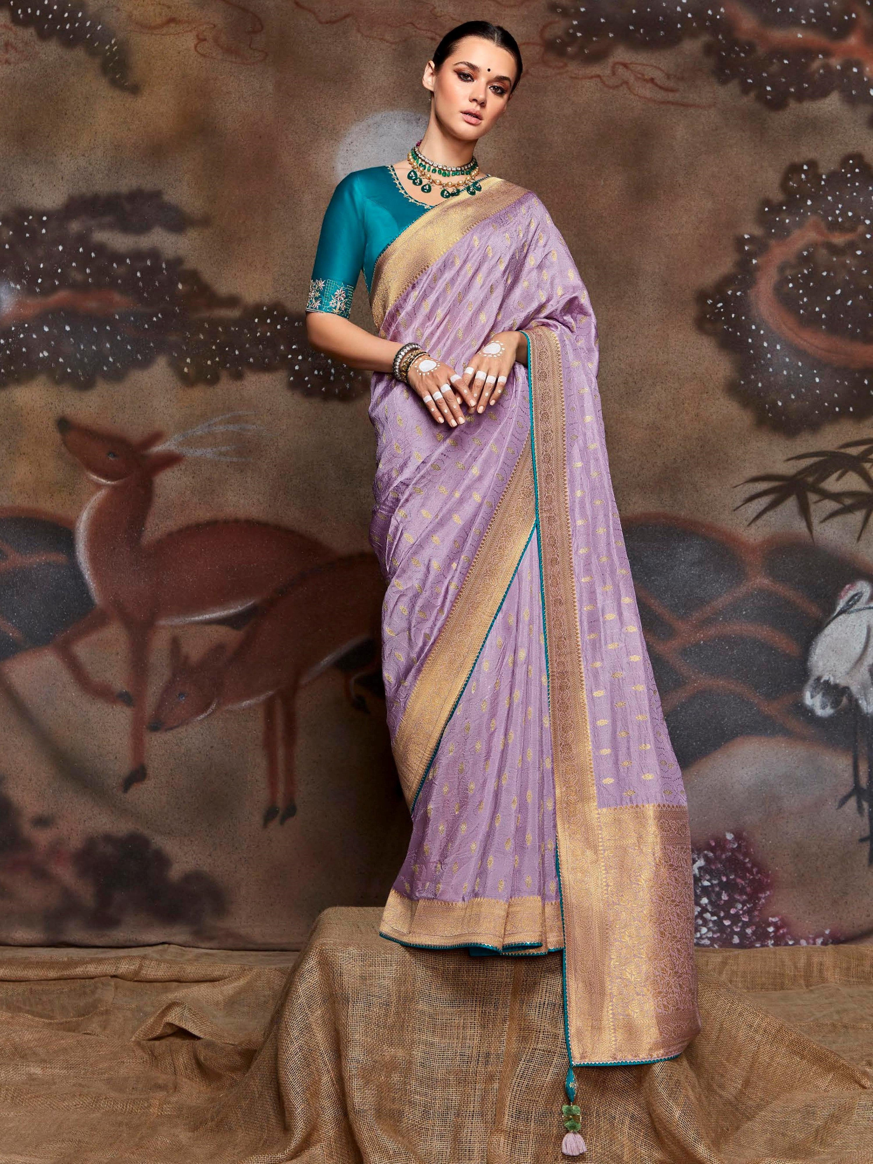 Tammy Weaving Silk Saree - Roop Darshan
