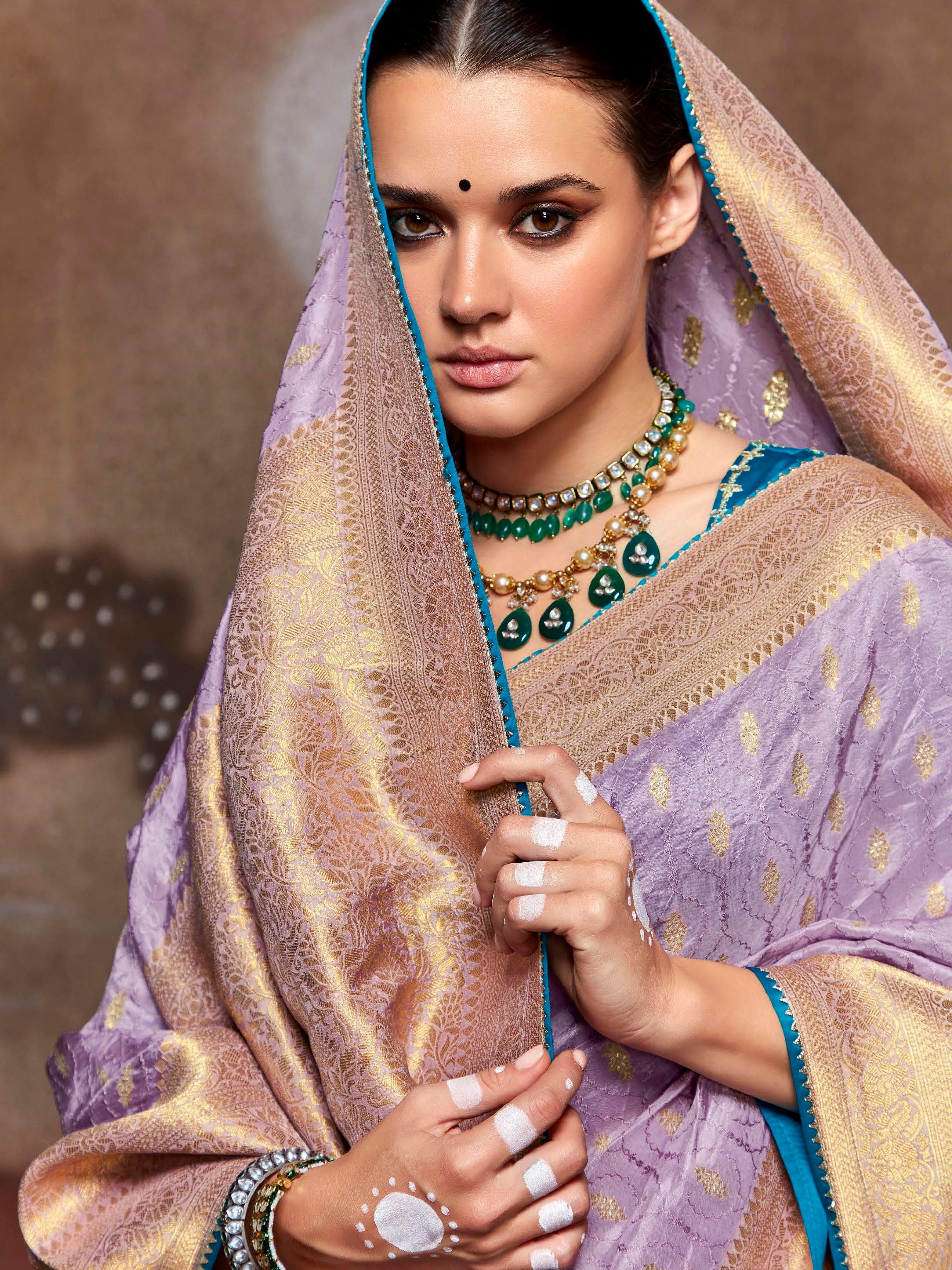 Tammy Weaving Silk Saree - Roop Darshan