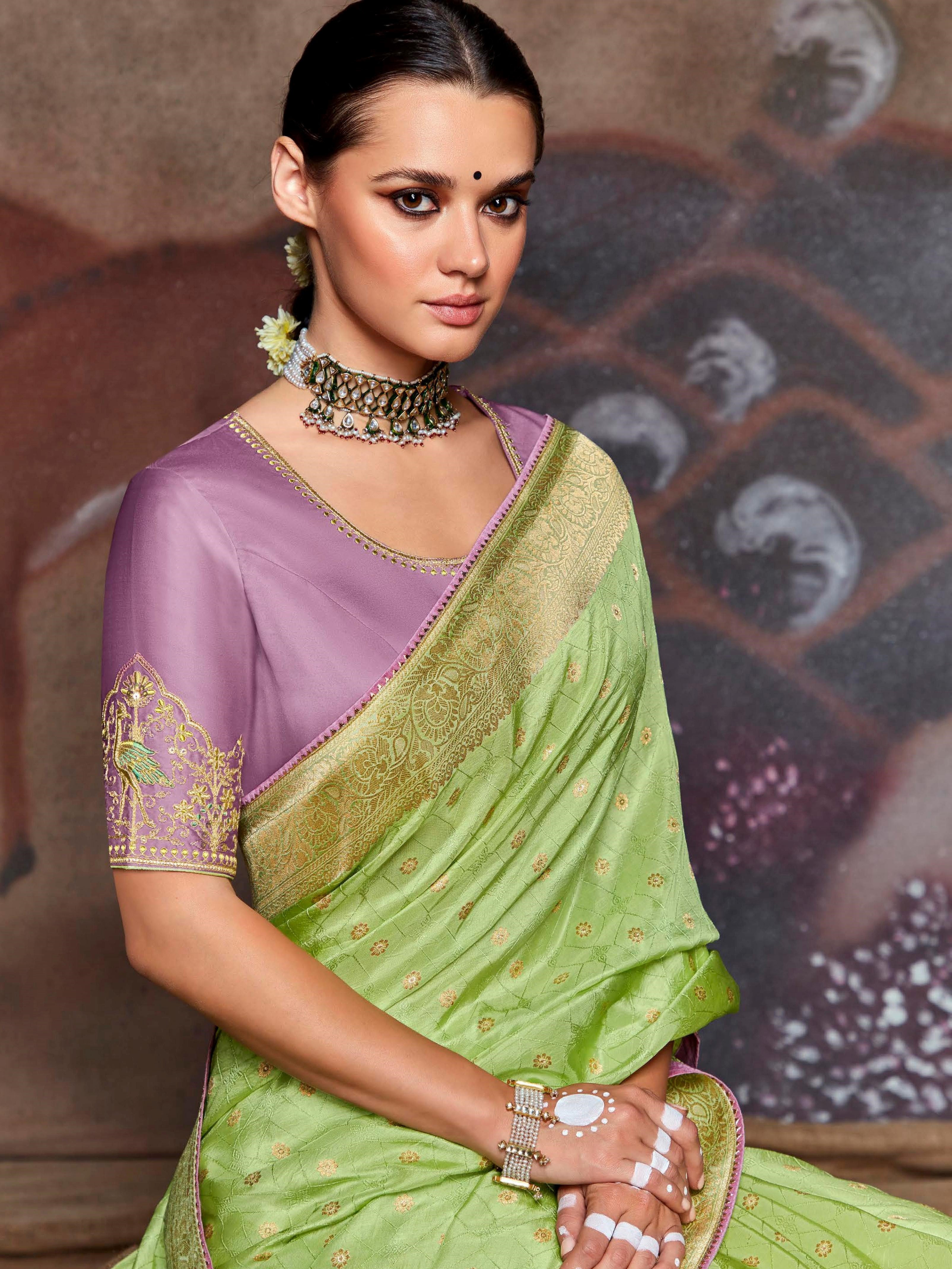 Tammy Weaving Silk Saree - Roop Darshan