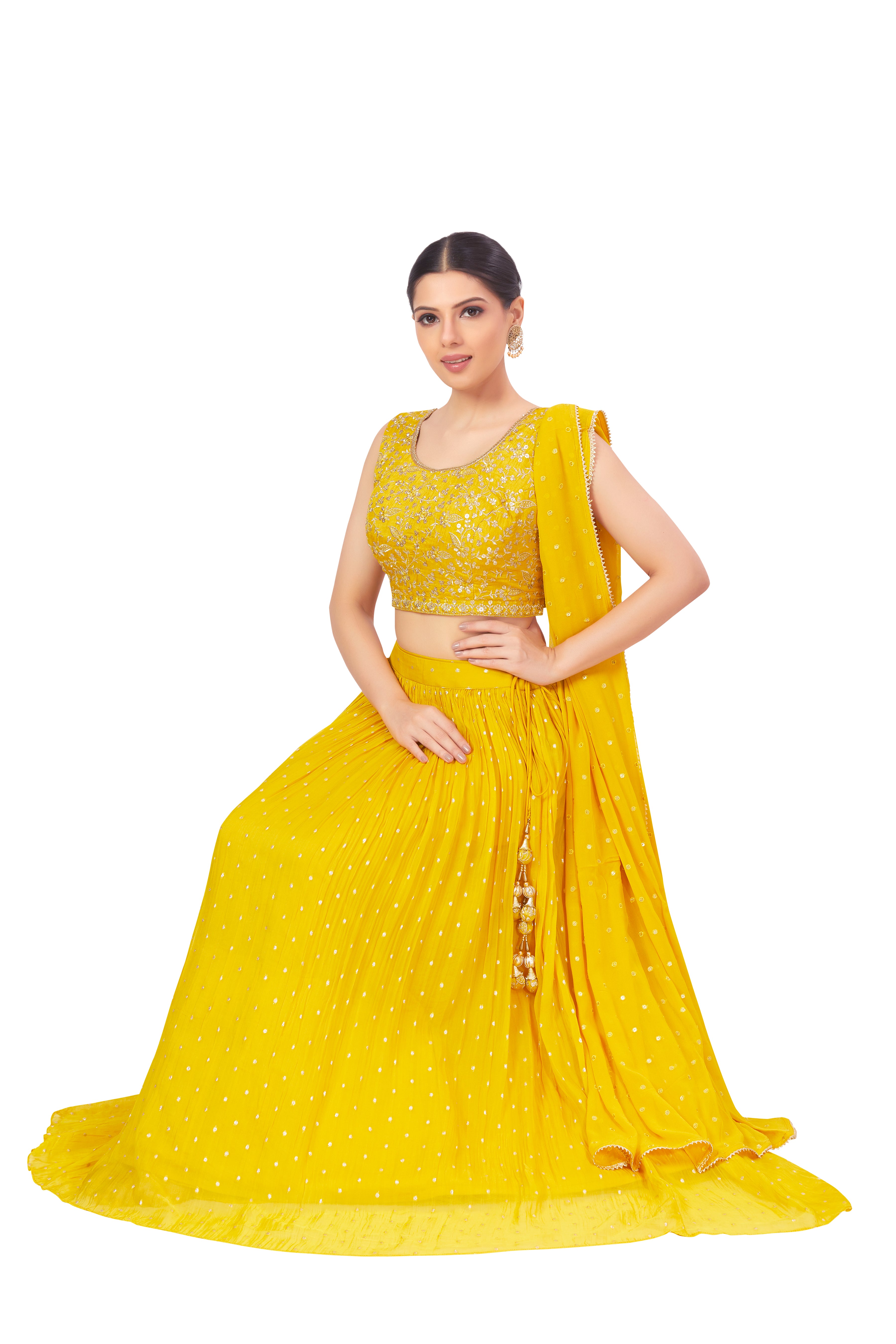ANKITHA SILK TIKI EMBWK CLD S/L(S) 34X44 - Roop Darshan