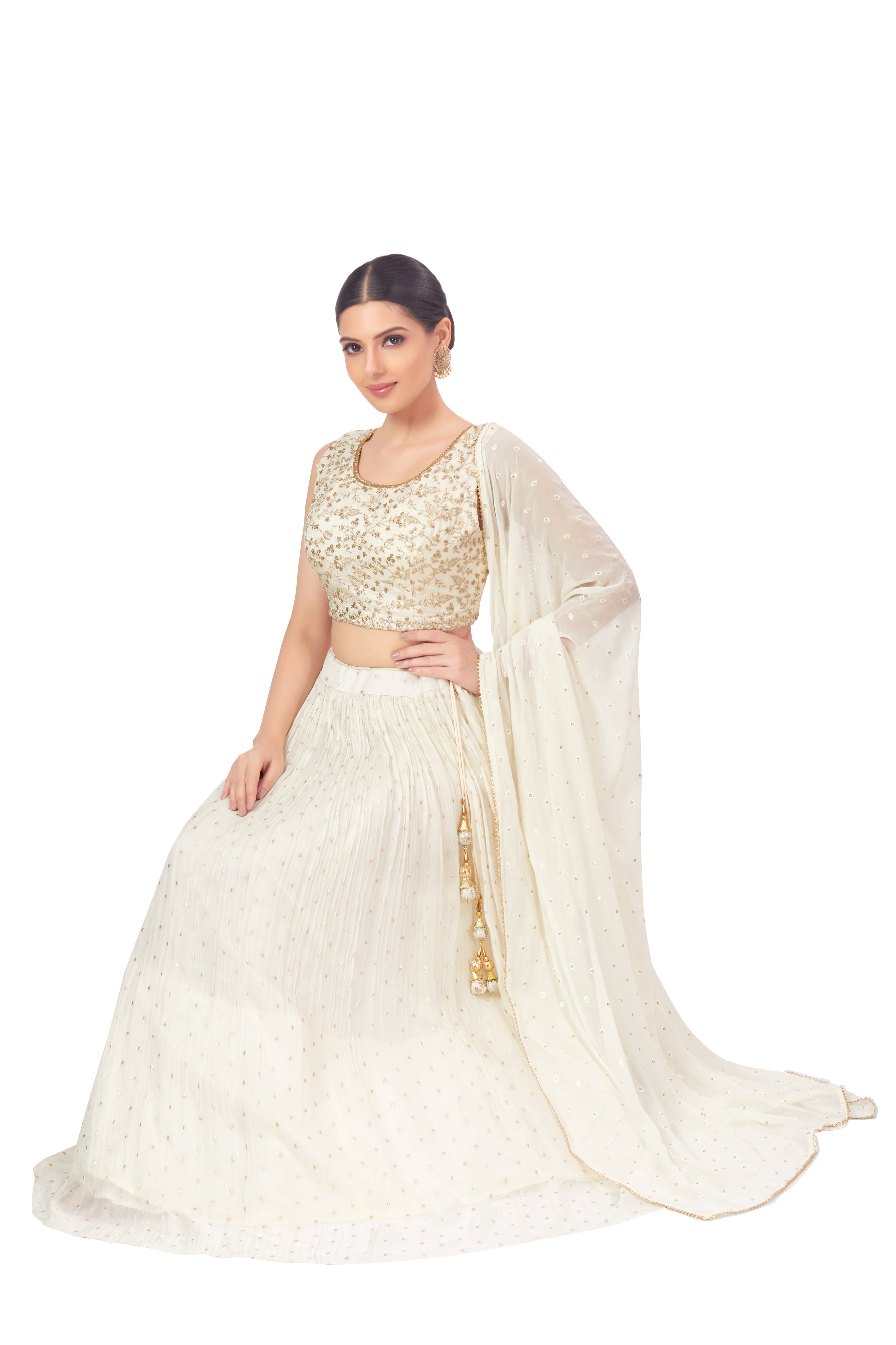 ANKITHA SILK TIKI EMBWK CLD S/L(S) 34X44 - Roop Darshan