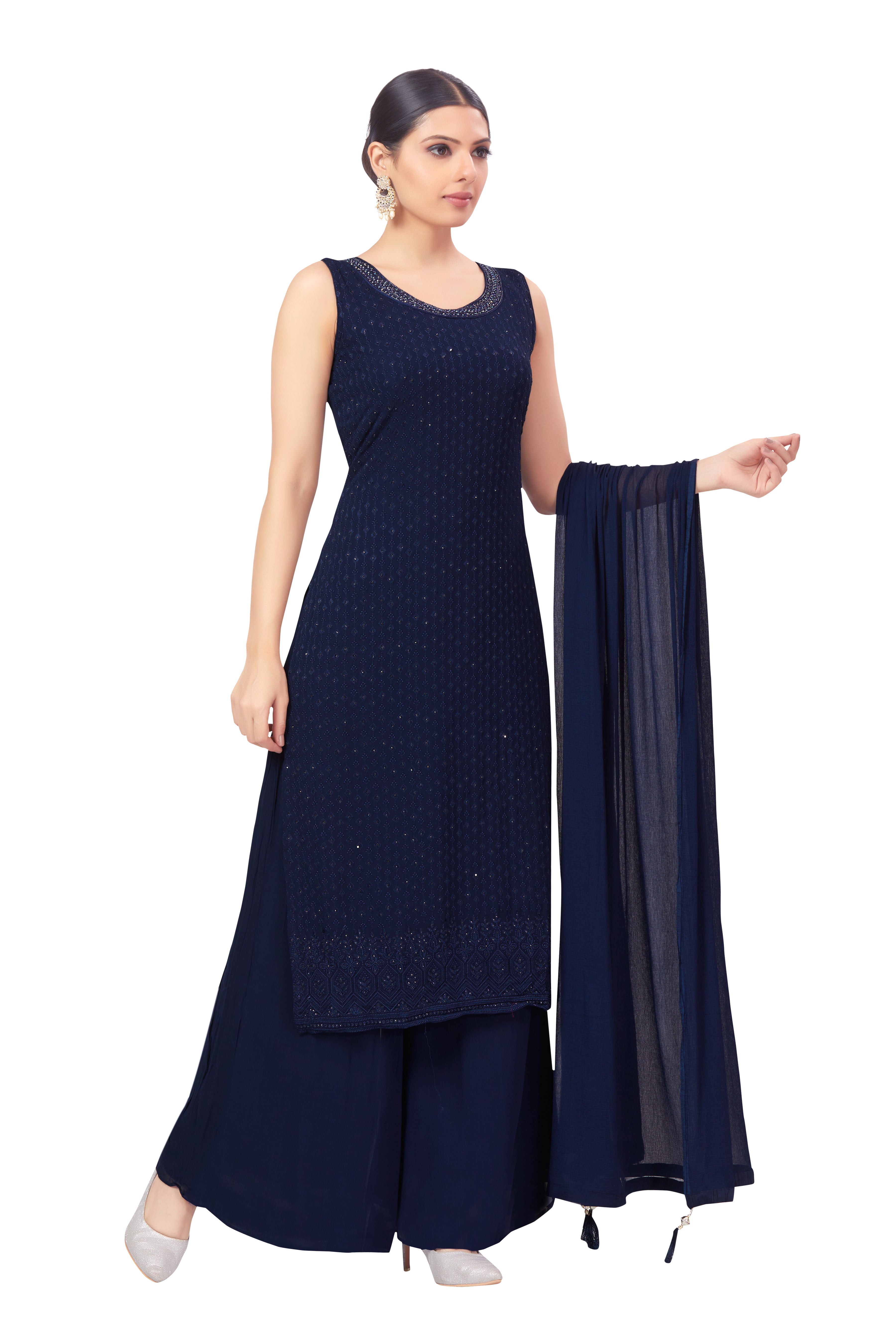 Anita Palazzo Suit - Roop Darshan