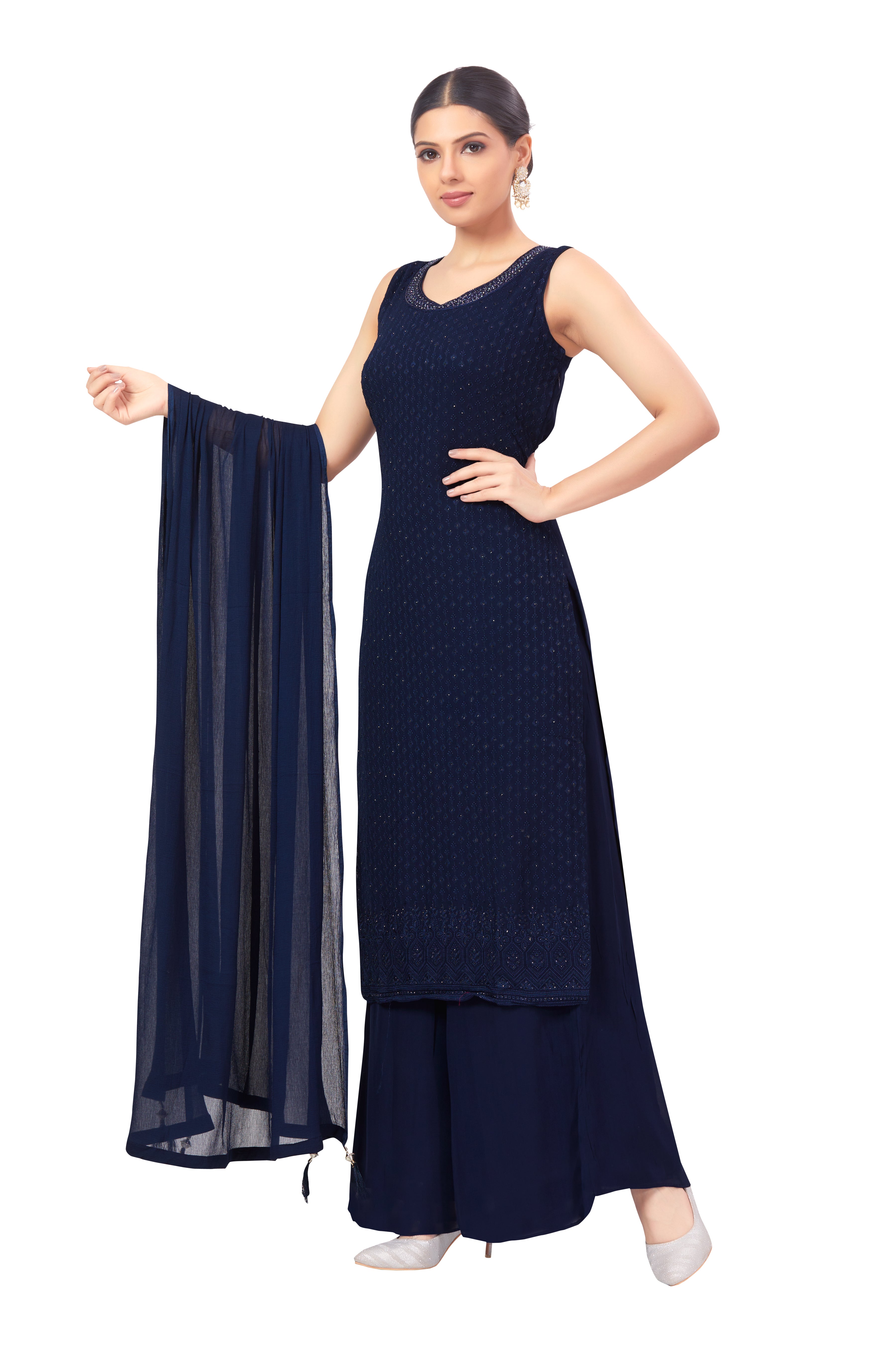 Anita Palazzo Suit - Roop Darshan