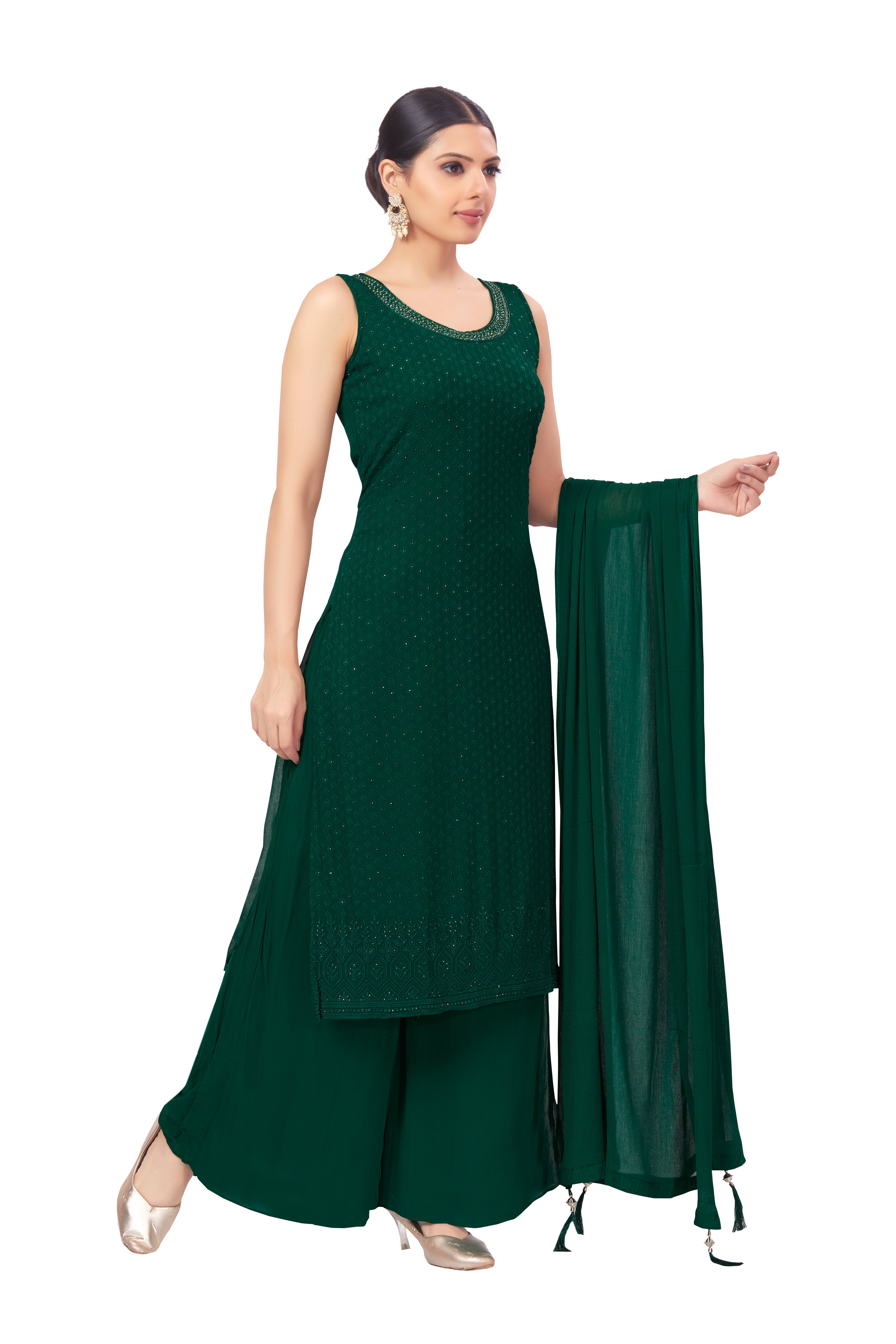 Anita Palazzo Suit - Roop Darshan