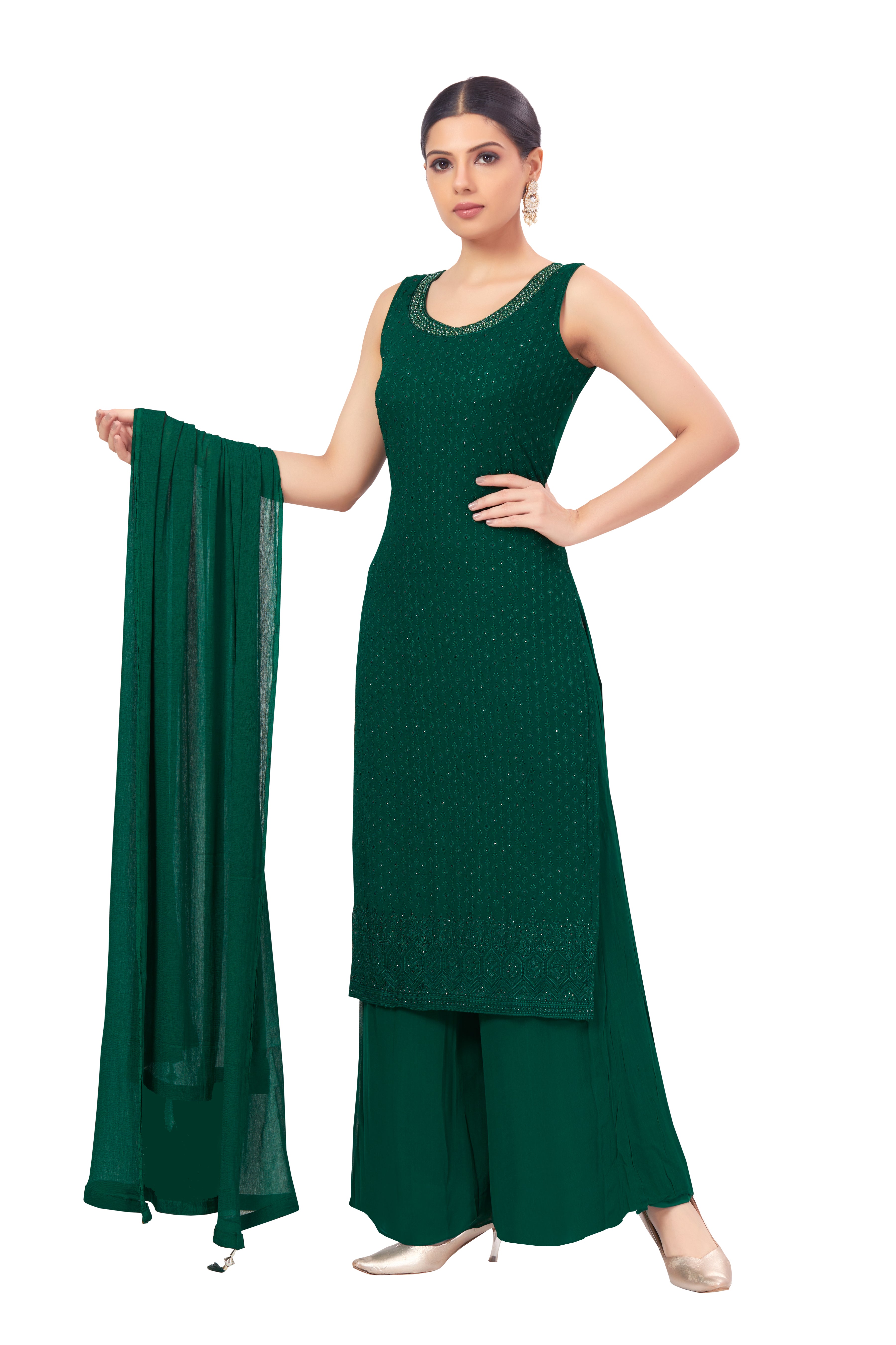Anita Palazzo Suit - Roop Darshan