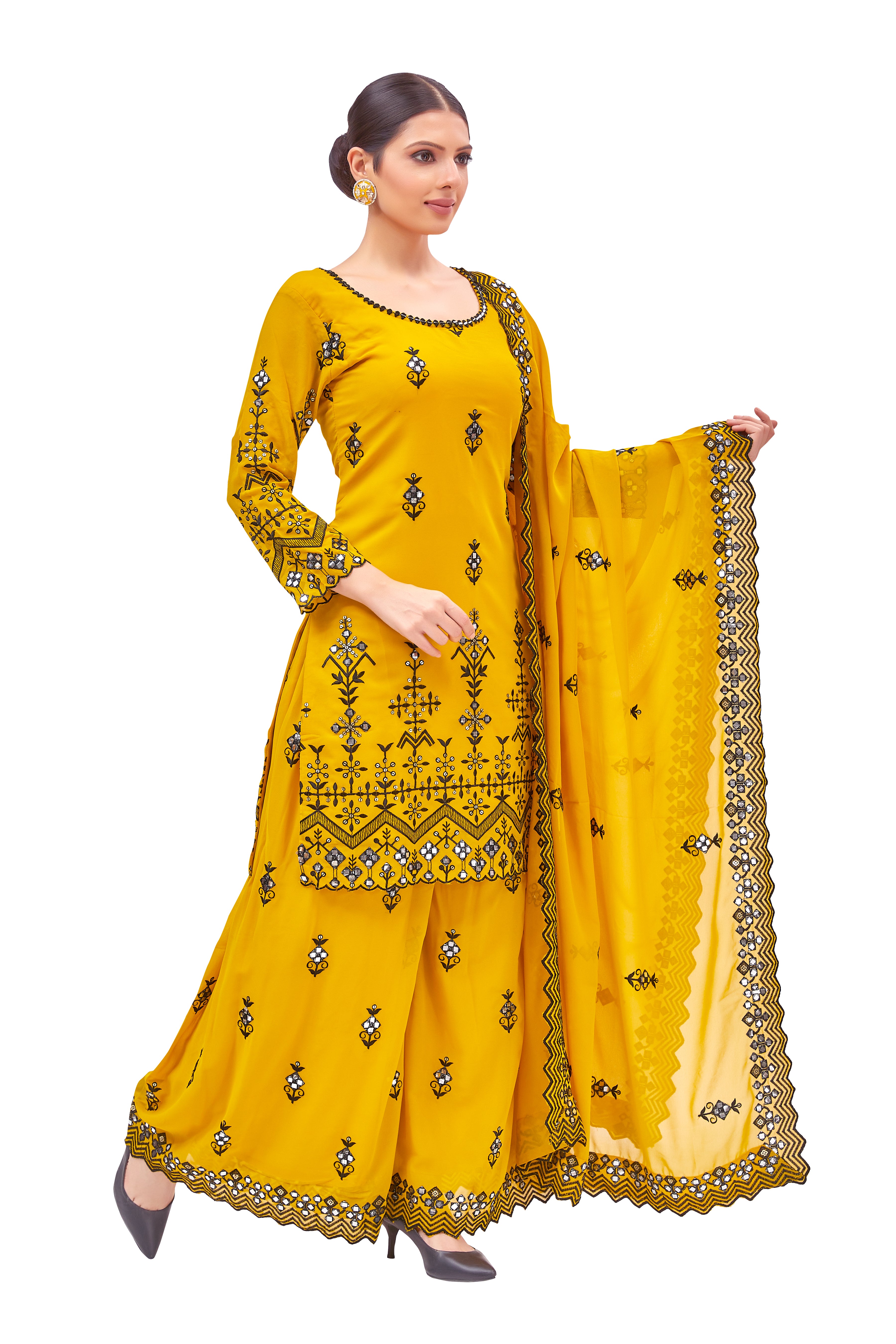 Malti Palazzo Suit - Roop Darshan