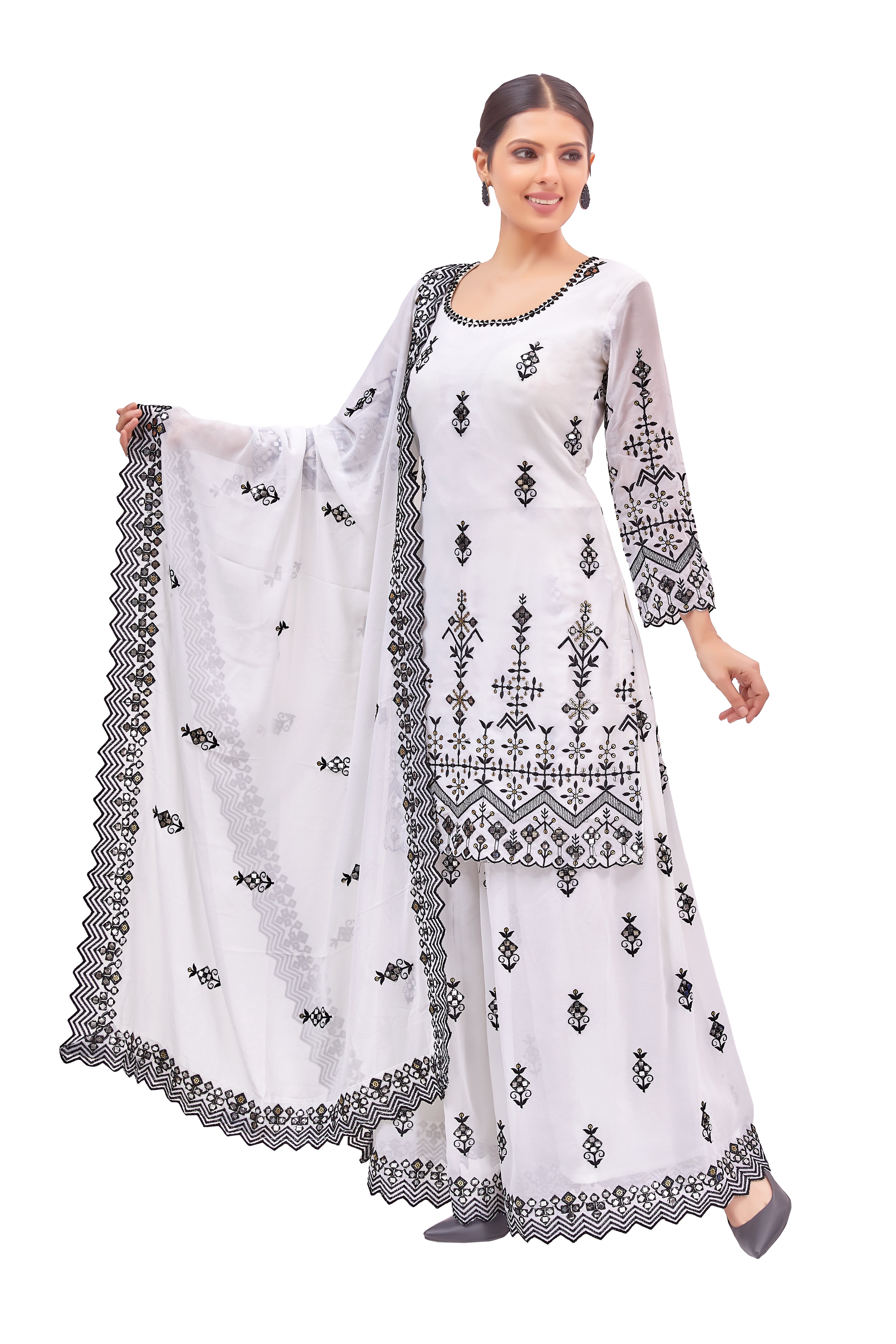 Malti Palazzo Suit - Roop Darshan